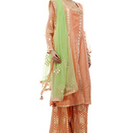 Chanderi Straight Kurta Set By Amrita Thakur The Secret Label