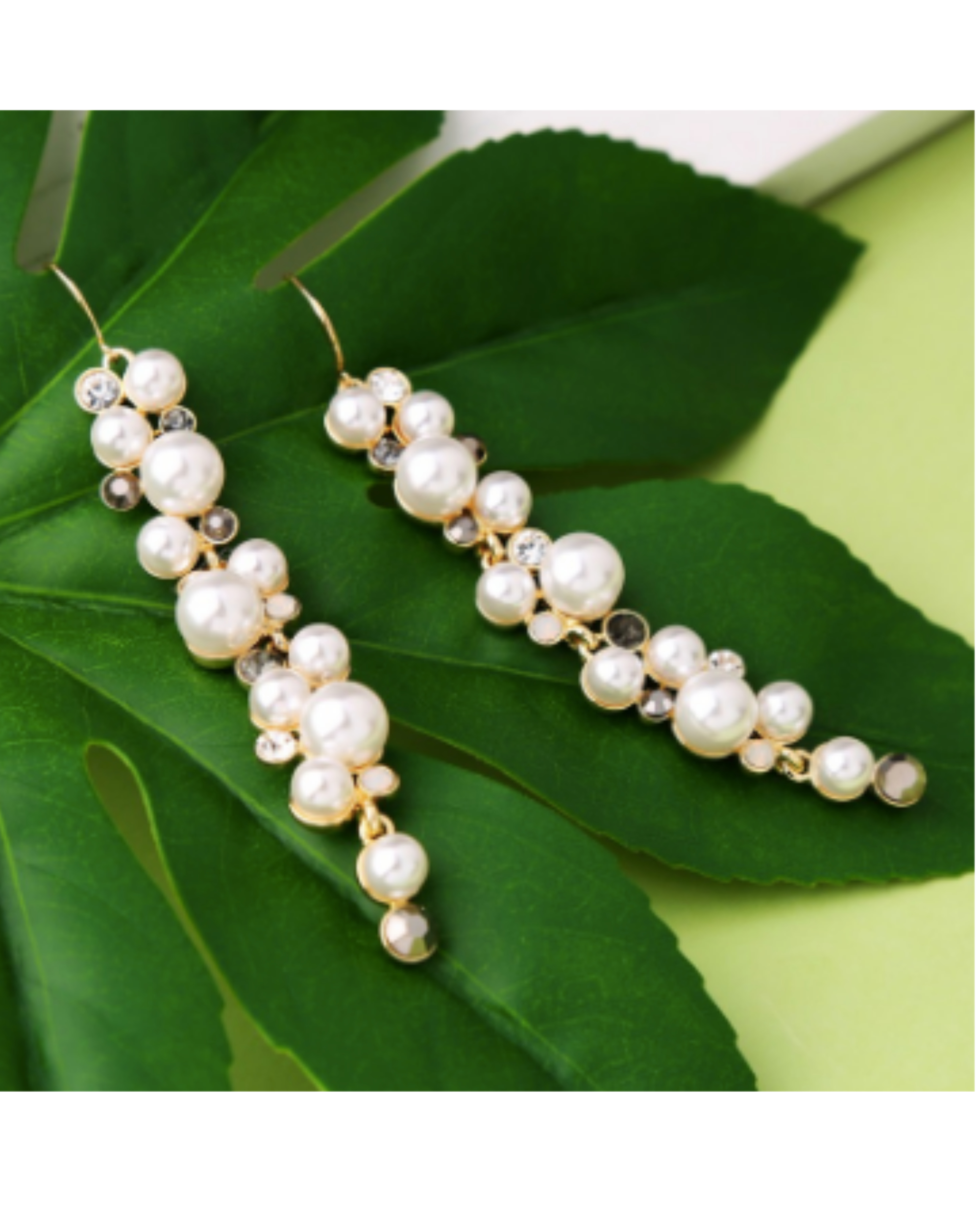Sale > pearl hanging earrings > in stock