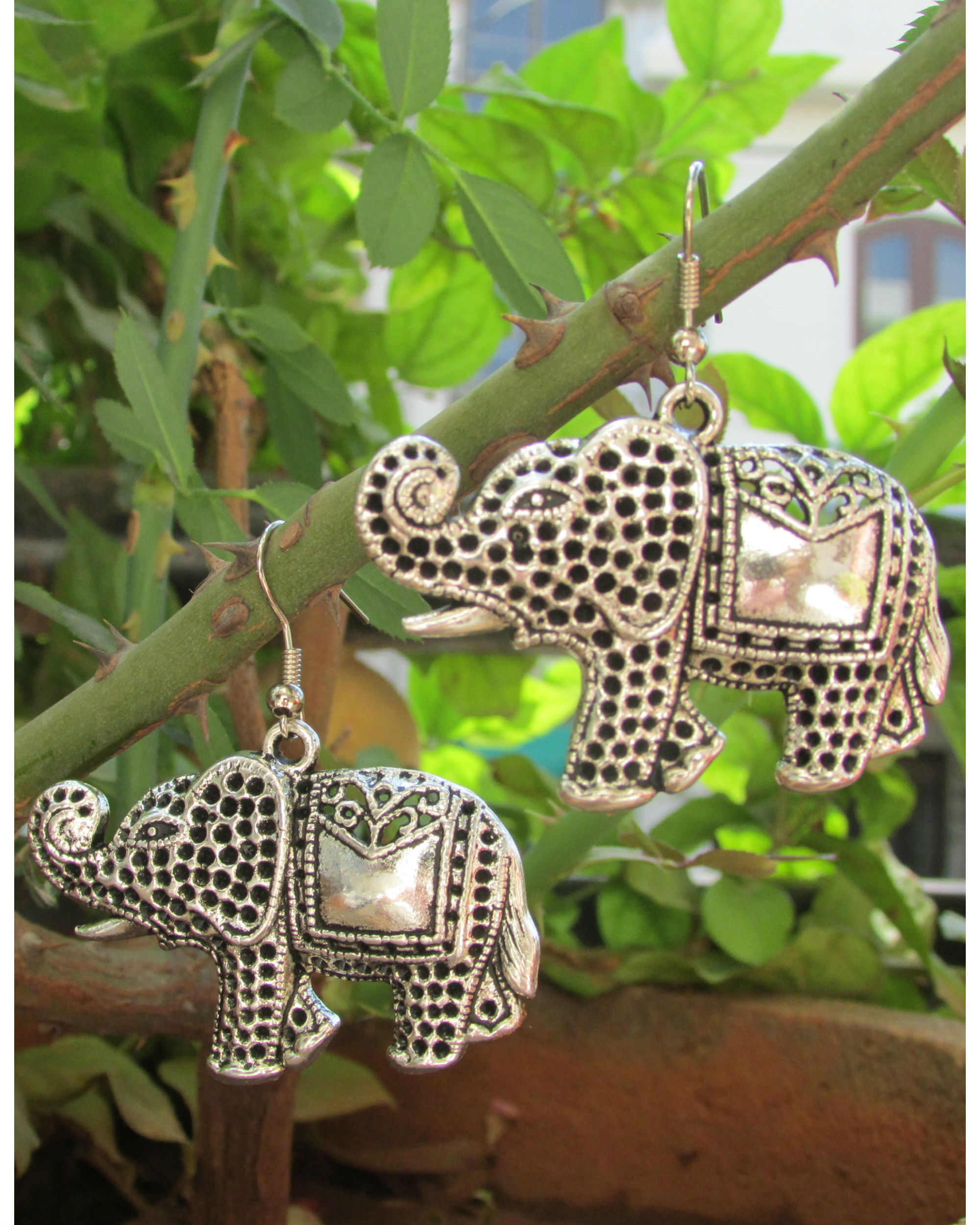 Elephant earrings by AnahikA The Secret Label