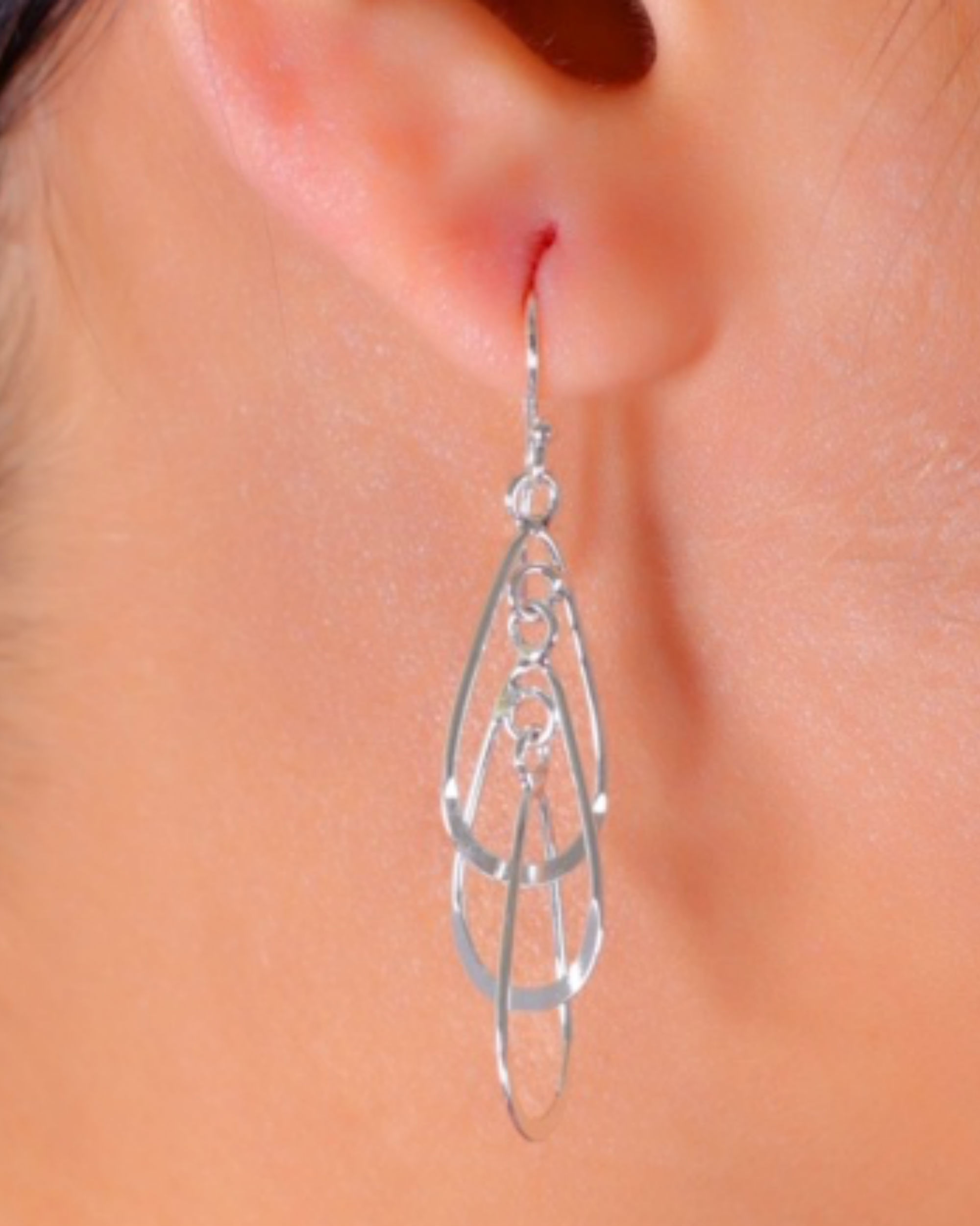 Three layer earrings by Amreli Jaipur The Secret Label