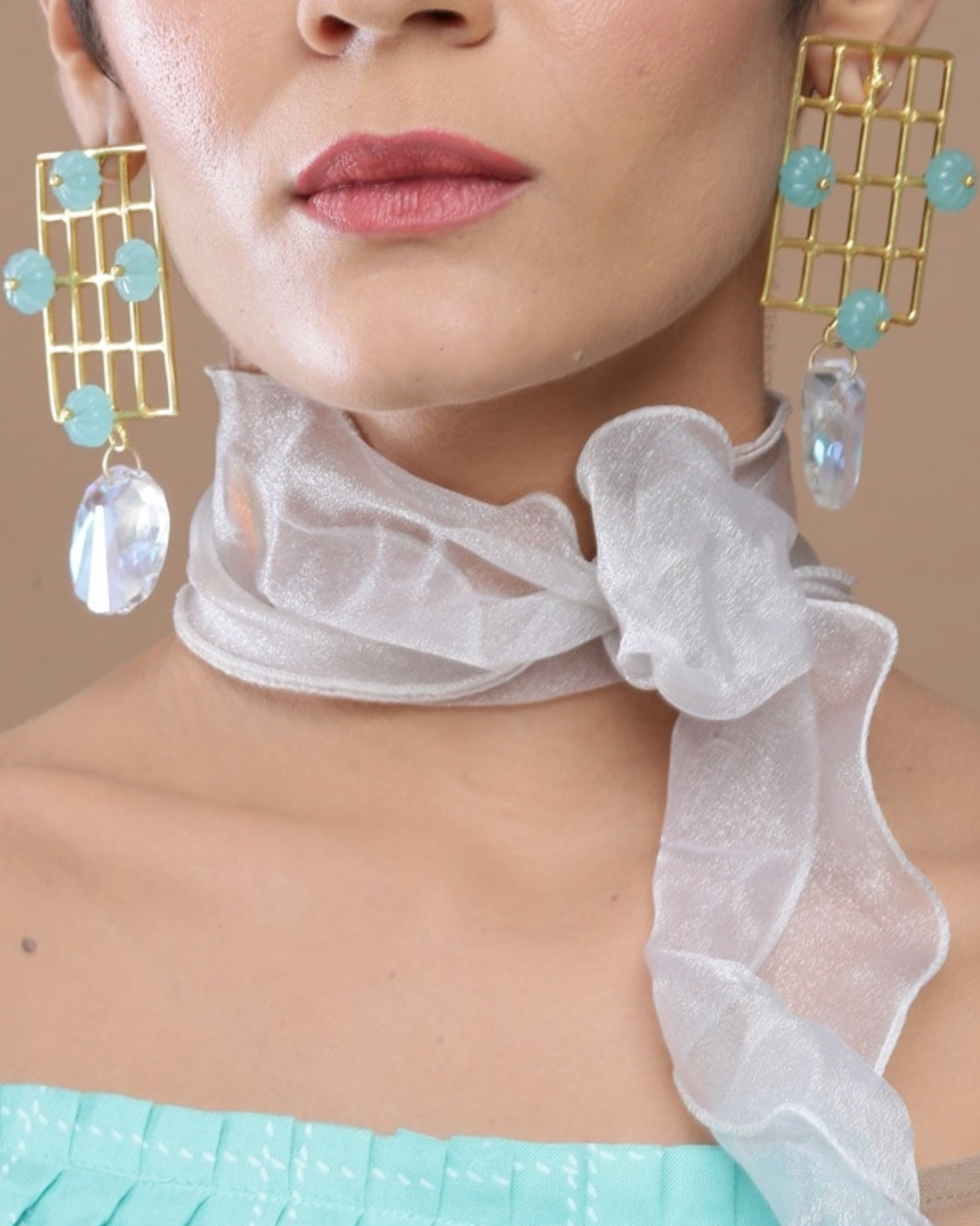 Mint hot sale statement earrings