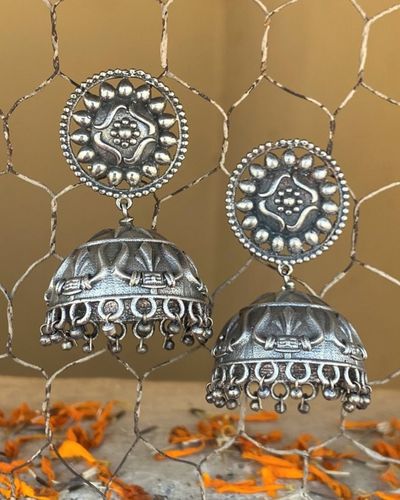 Tribal Round Jhumkas By Studio B 40 | The Secret Label