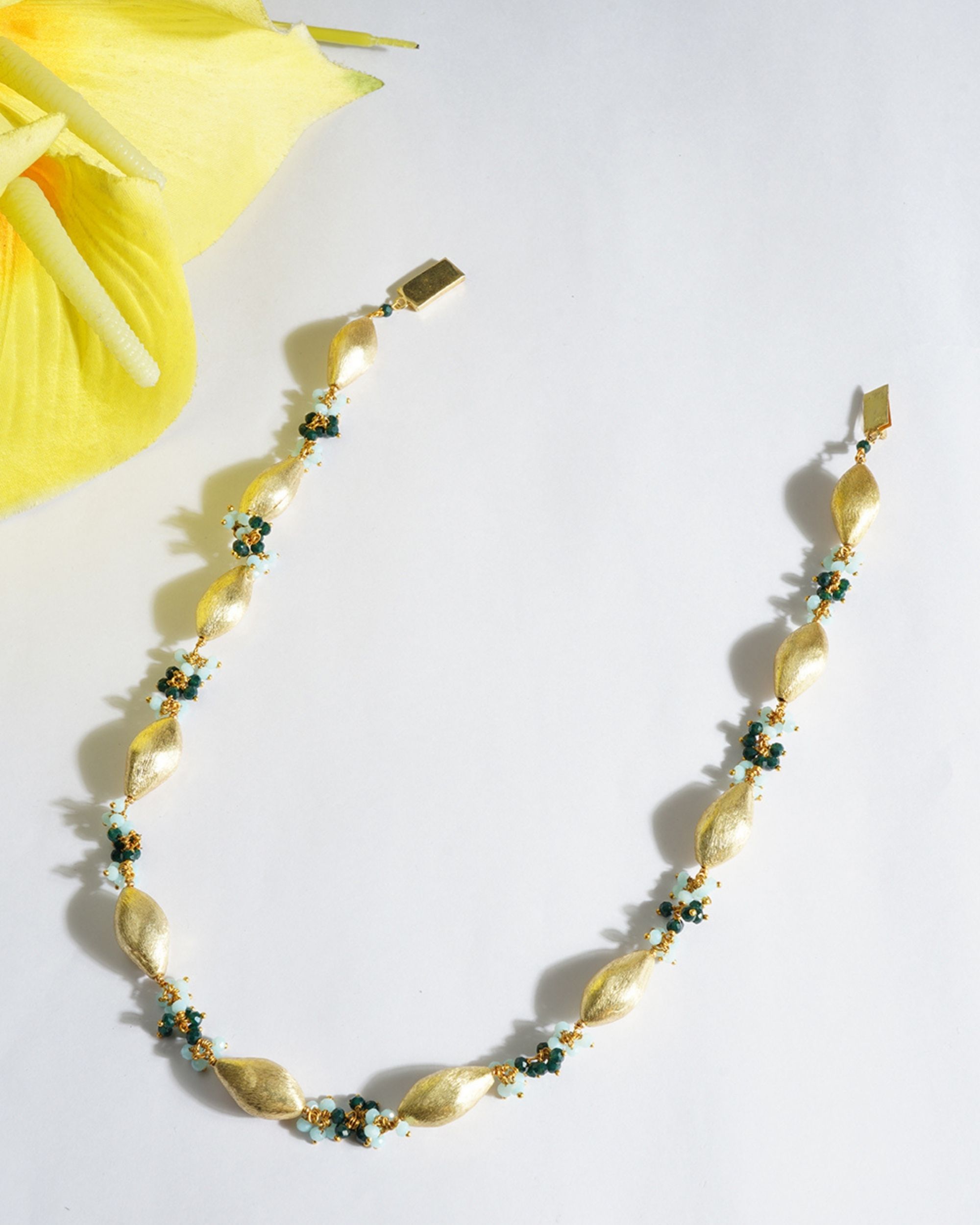 Multicolor beaded necklace