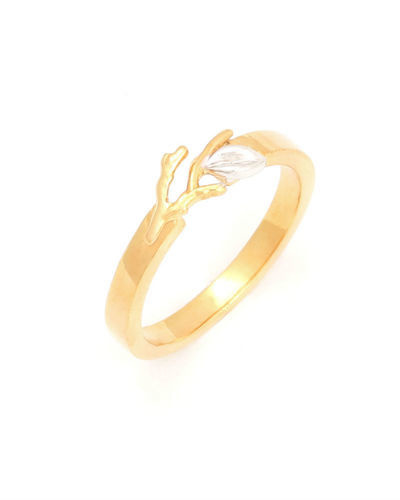 Soft Sapling Ring By Loupe The Secret Label