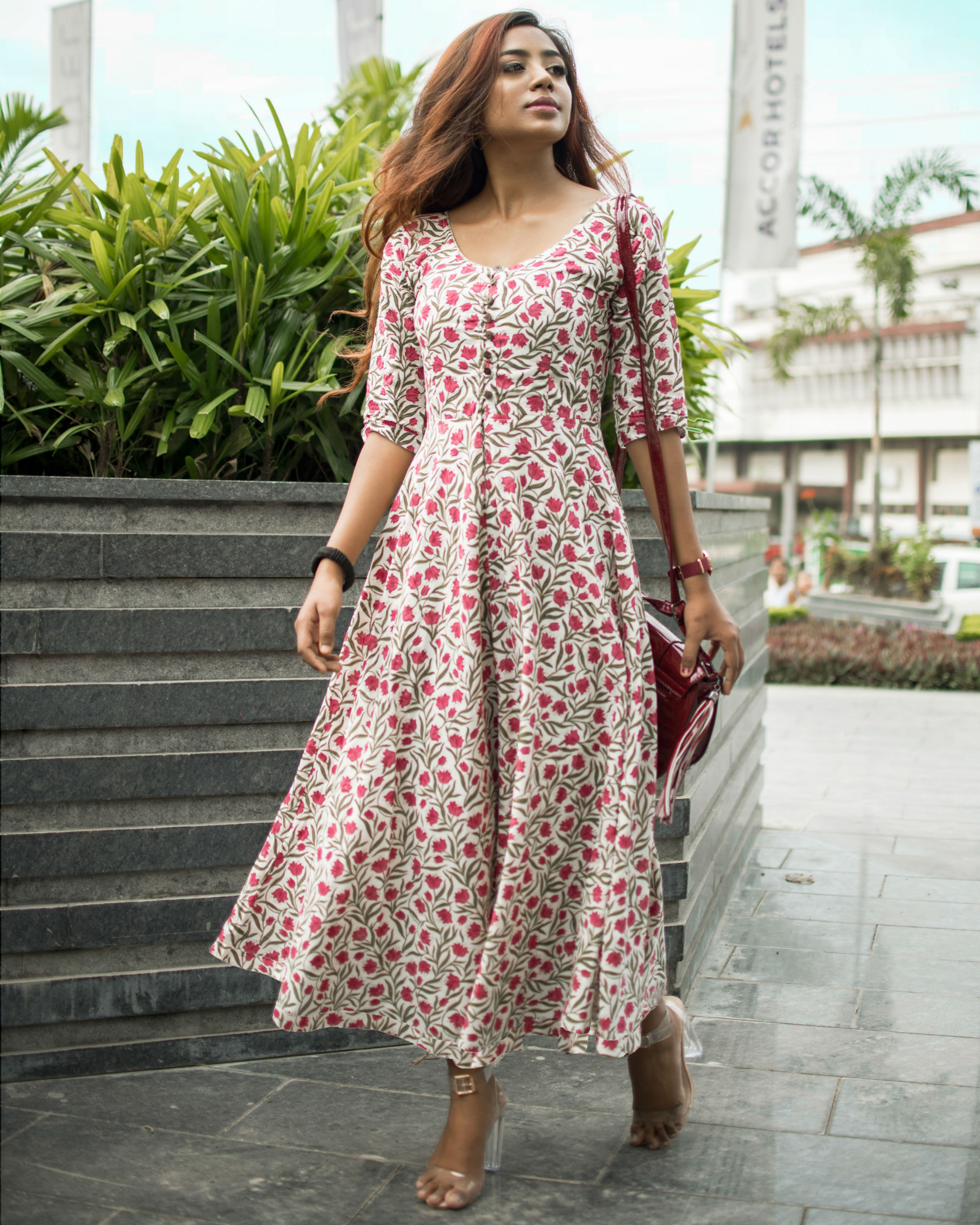 Floral Maxi Dress by Gulaal | The Secret Label