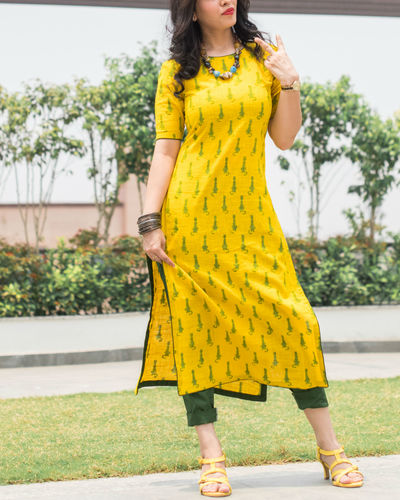 Buy OffWhite  Green Kurta Suit Sets for Women by Jaipur Kurti Online   Ajiocom