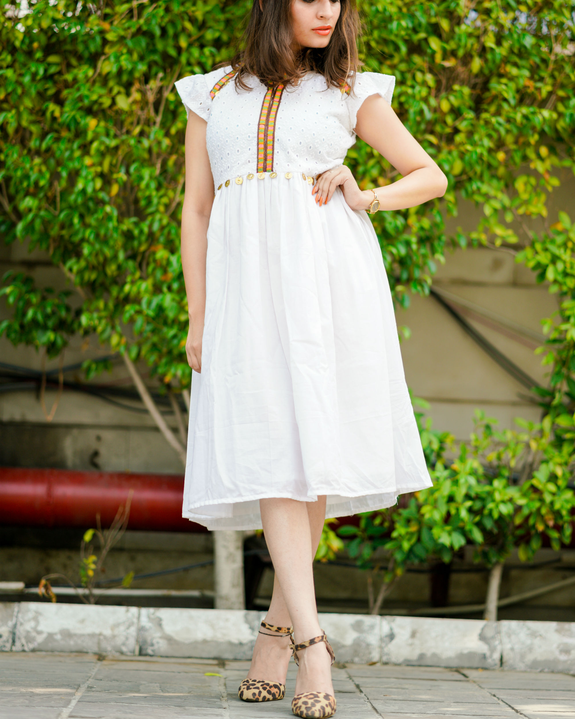 White Chikankari Short Dress By Vasavi Shah | Trendy dress outfits, Trendy  dresses, One piece dress short