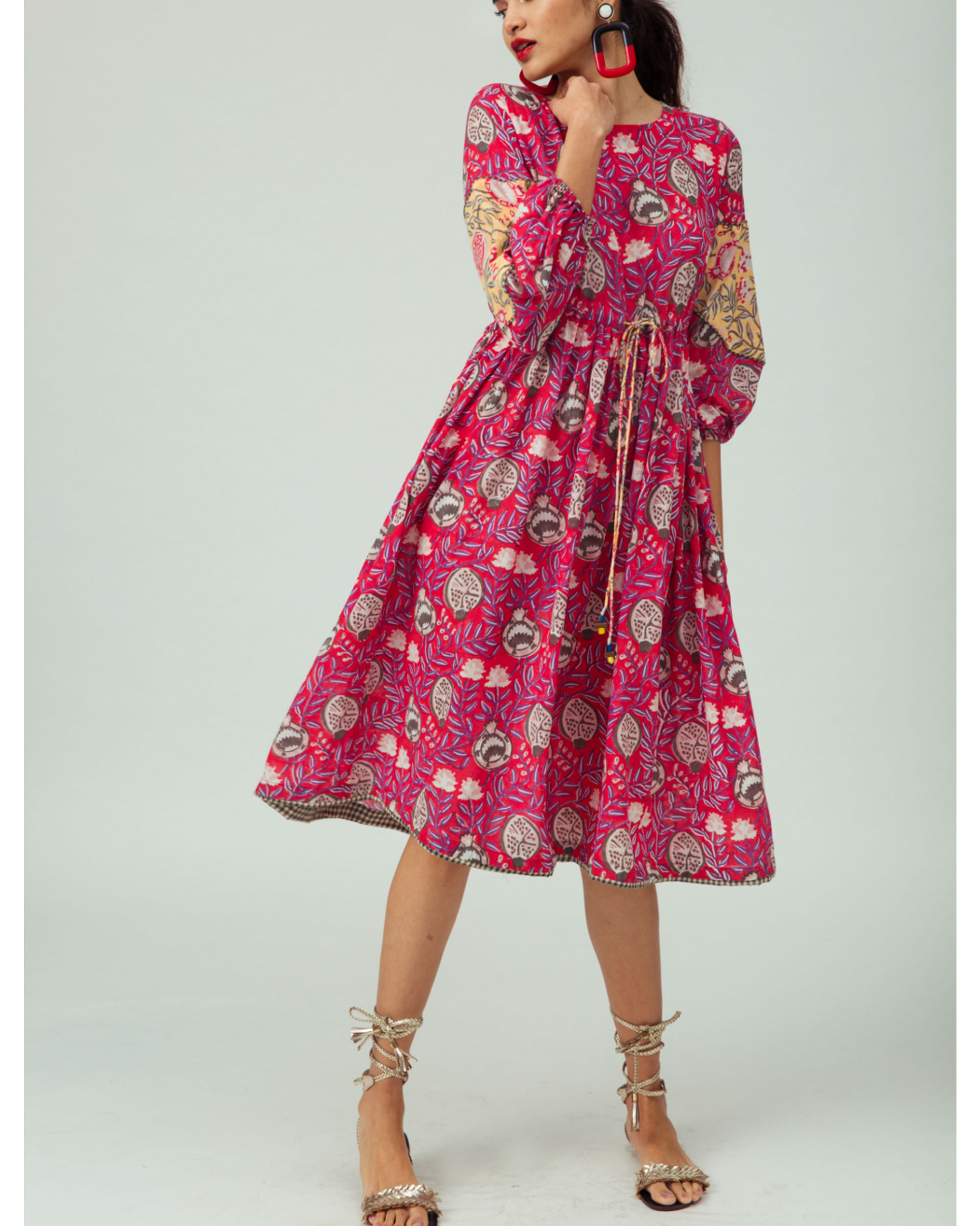 Pomegranate Day Dress by Jodi | The Secret Label