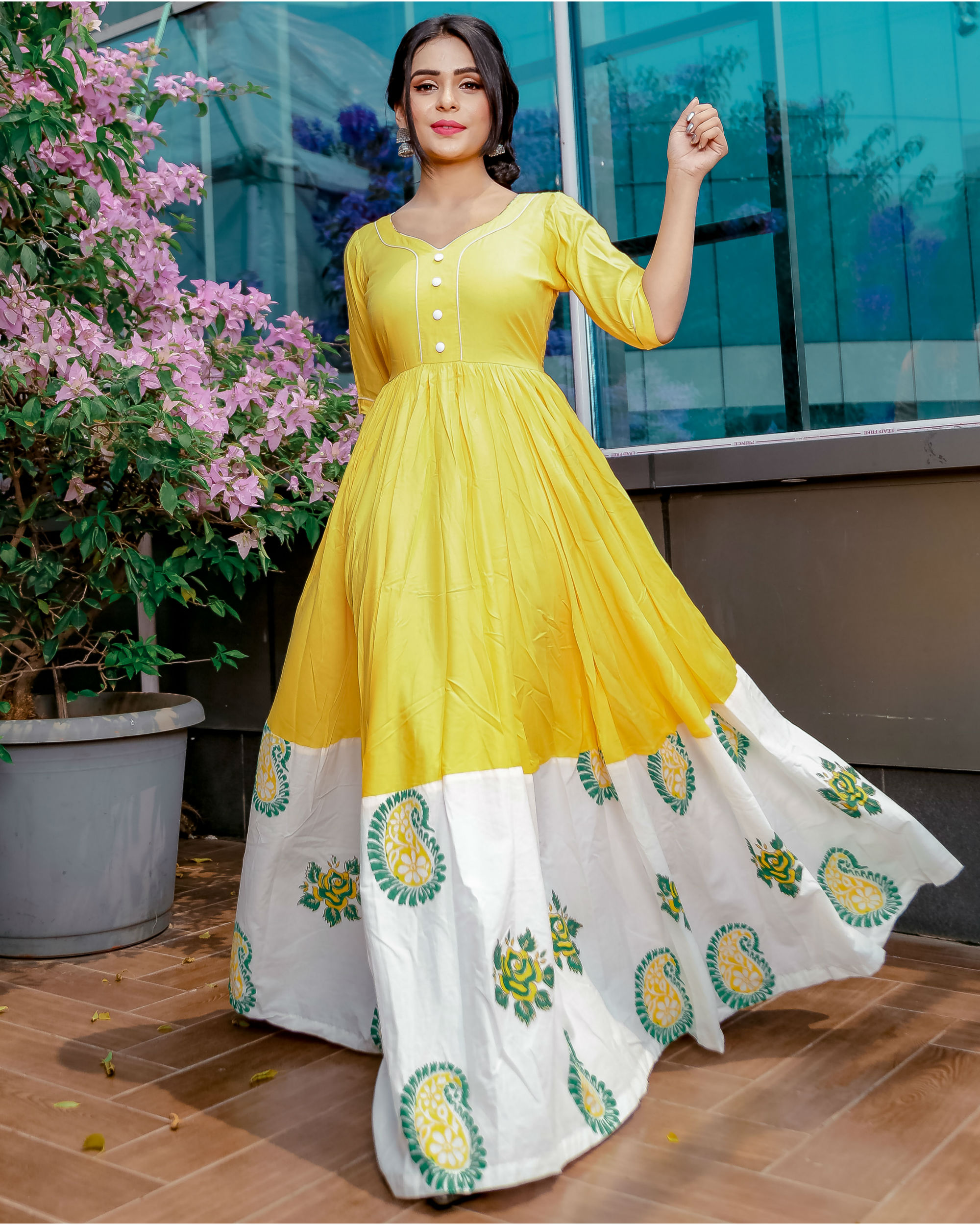 Yellow Midi Dress - Floral Print Midi Dress - Sleeveless Dress - Lulus
