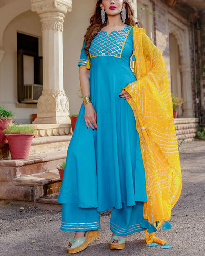 Discover more than 216 yellow suit contrast dupatta best
