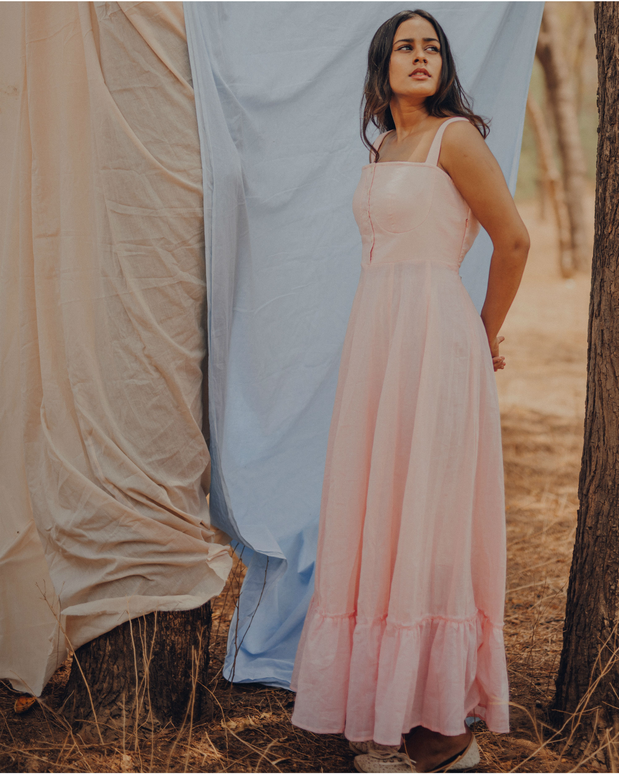 Blush corset styled dress by Juanita The Secret Label