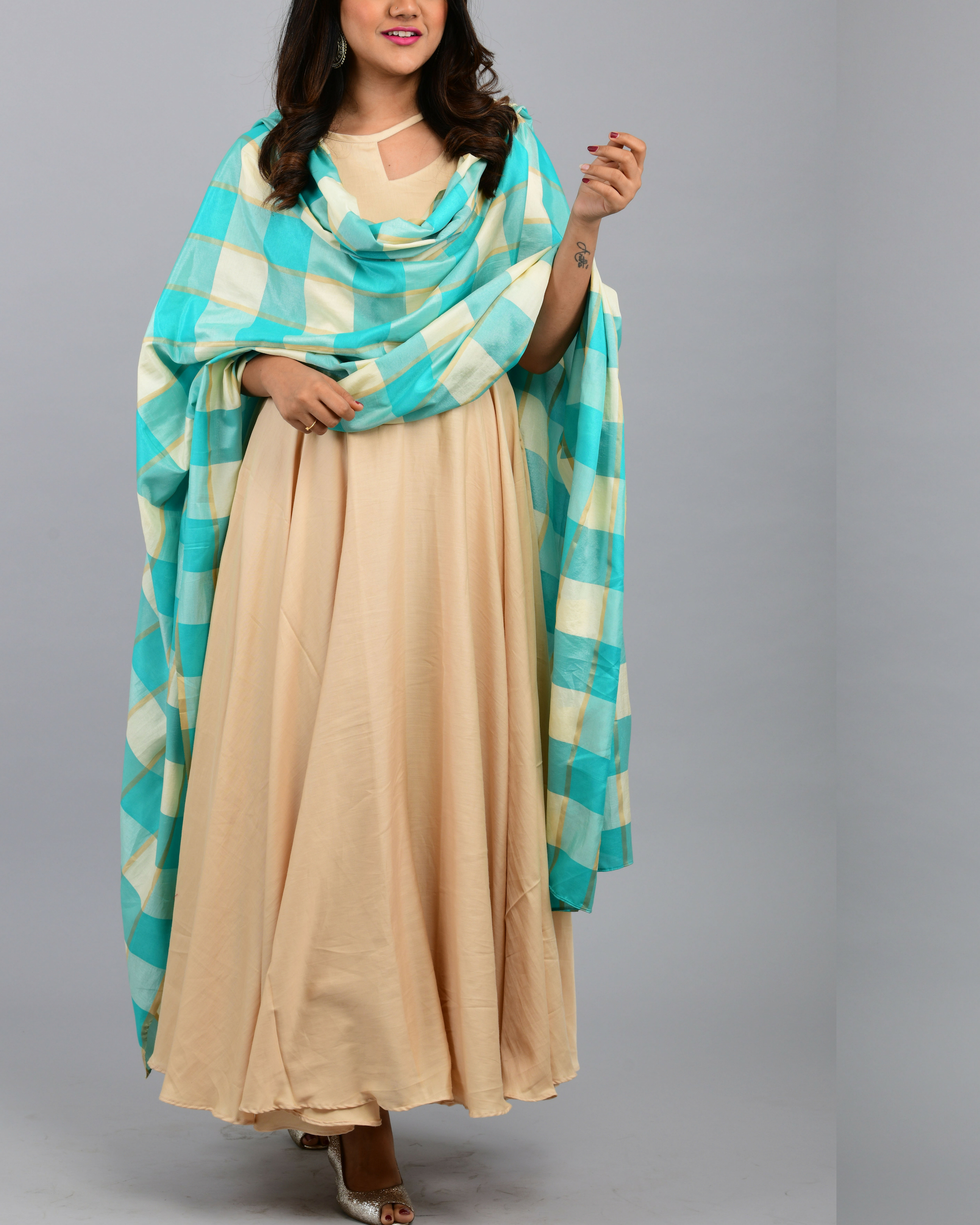 maxi with dupatta