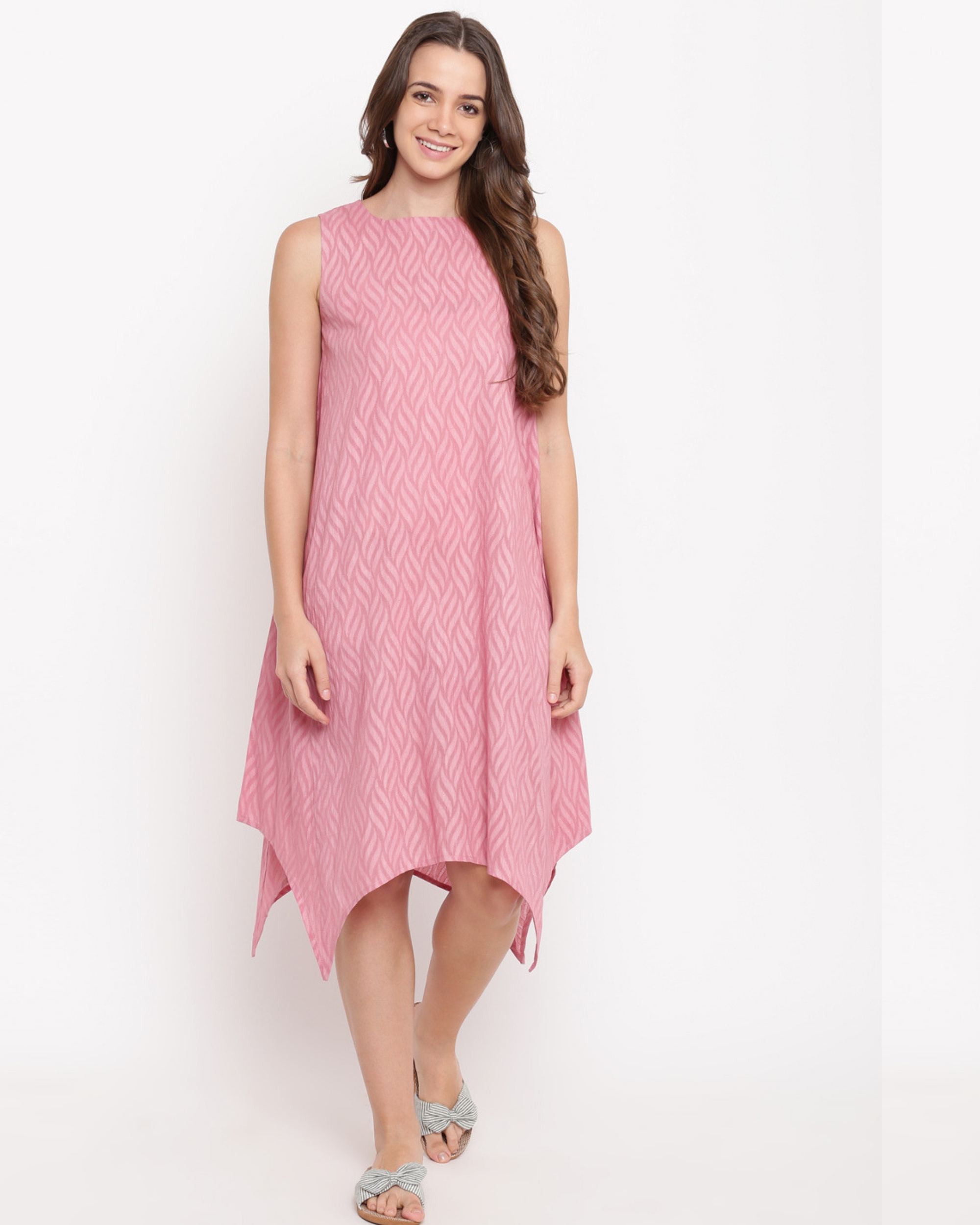 Pink asymmetric dress by trueBrowns | The Secret Label