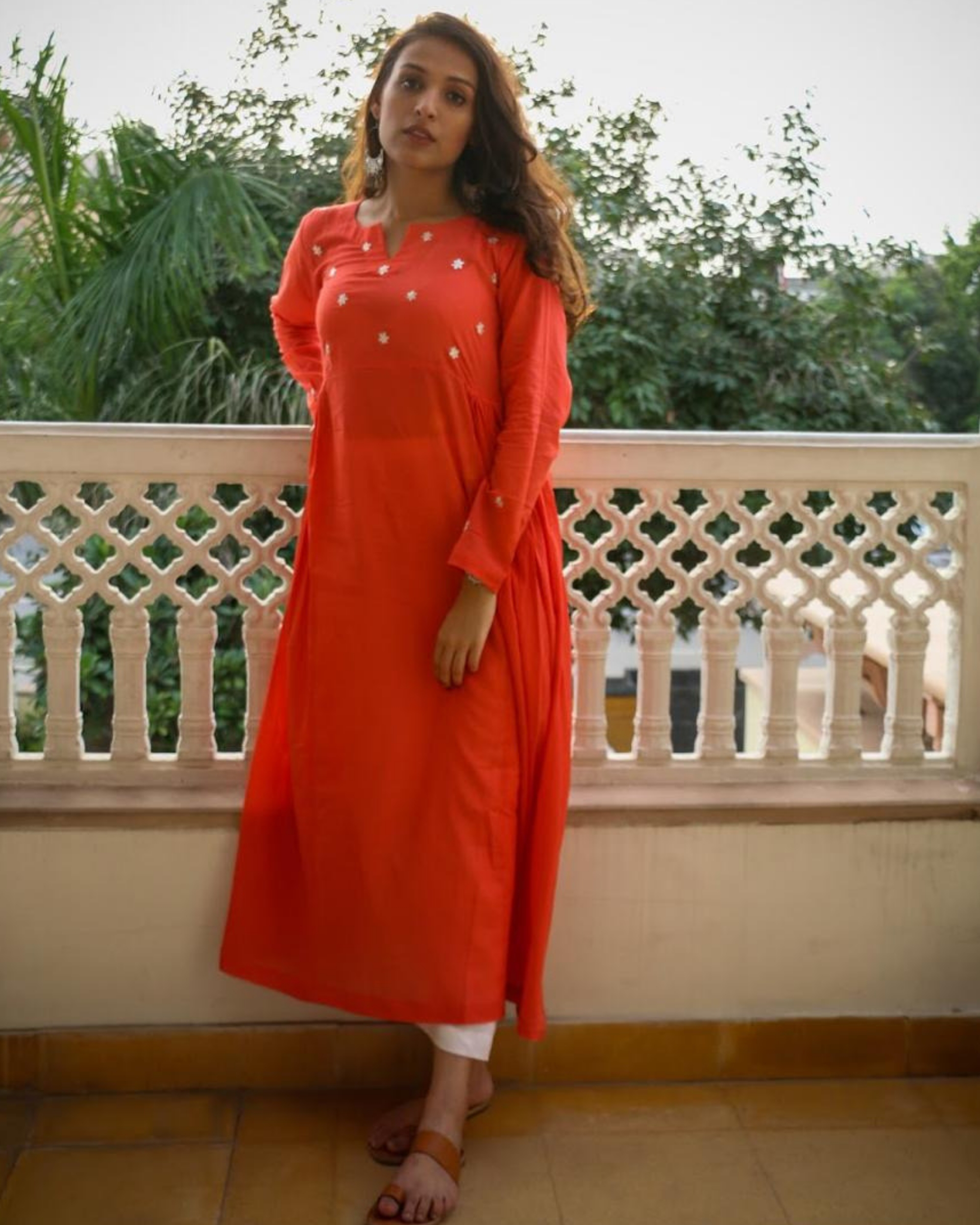 flared kurta design