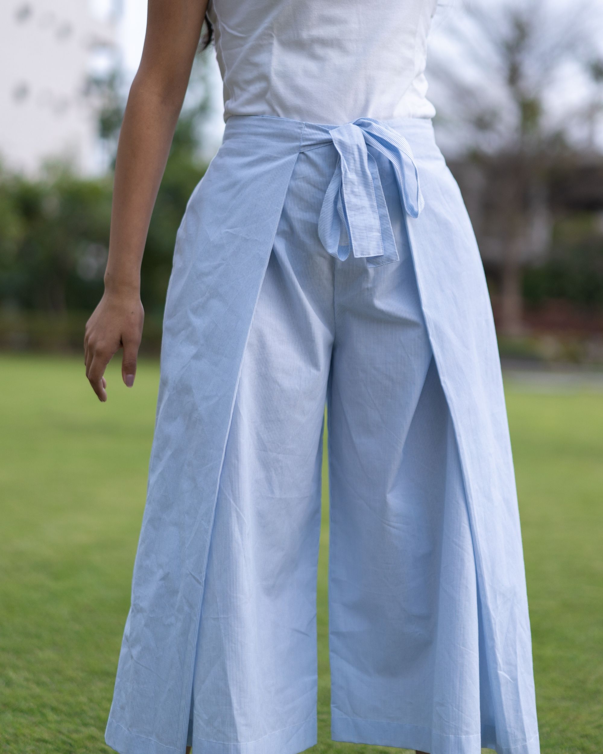Minty ice wrapped pants by The Patakha Closet The Secret Label