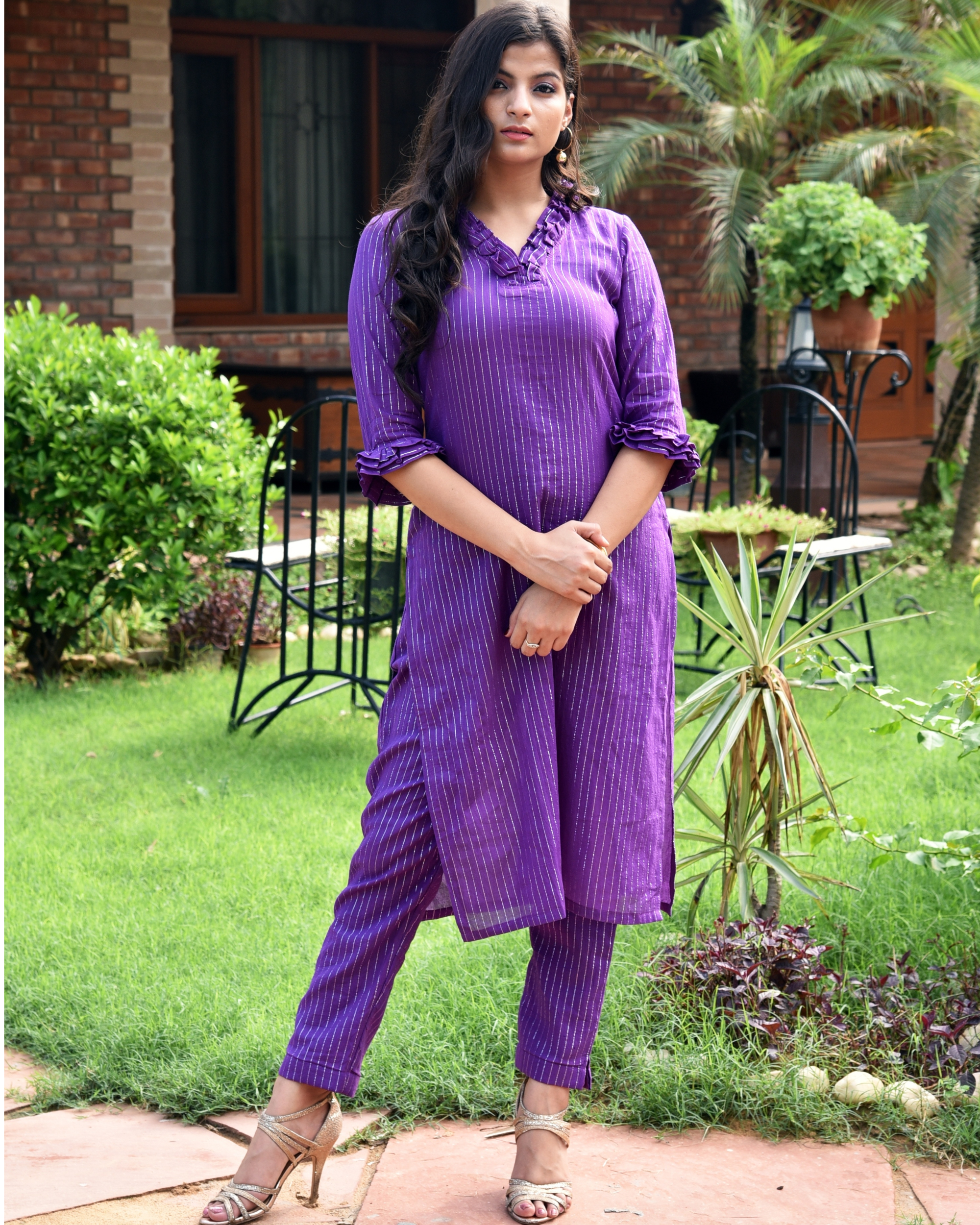 frill kurta design