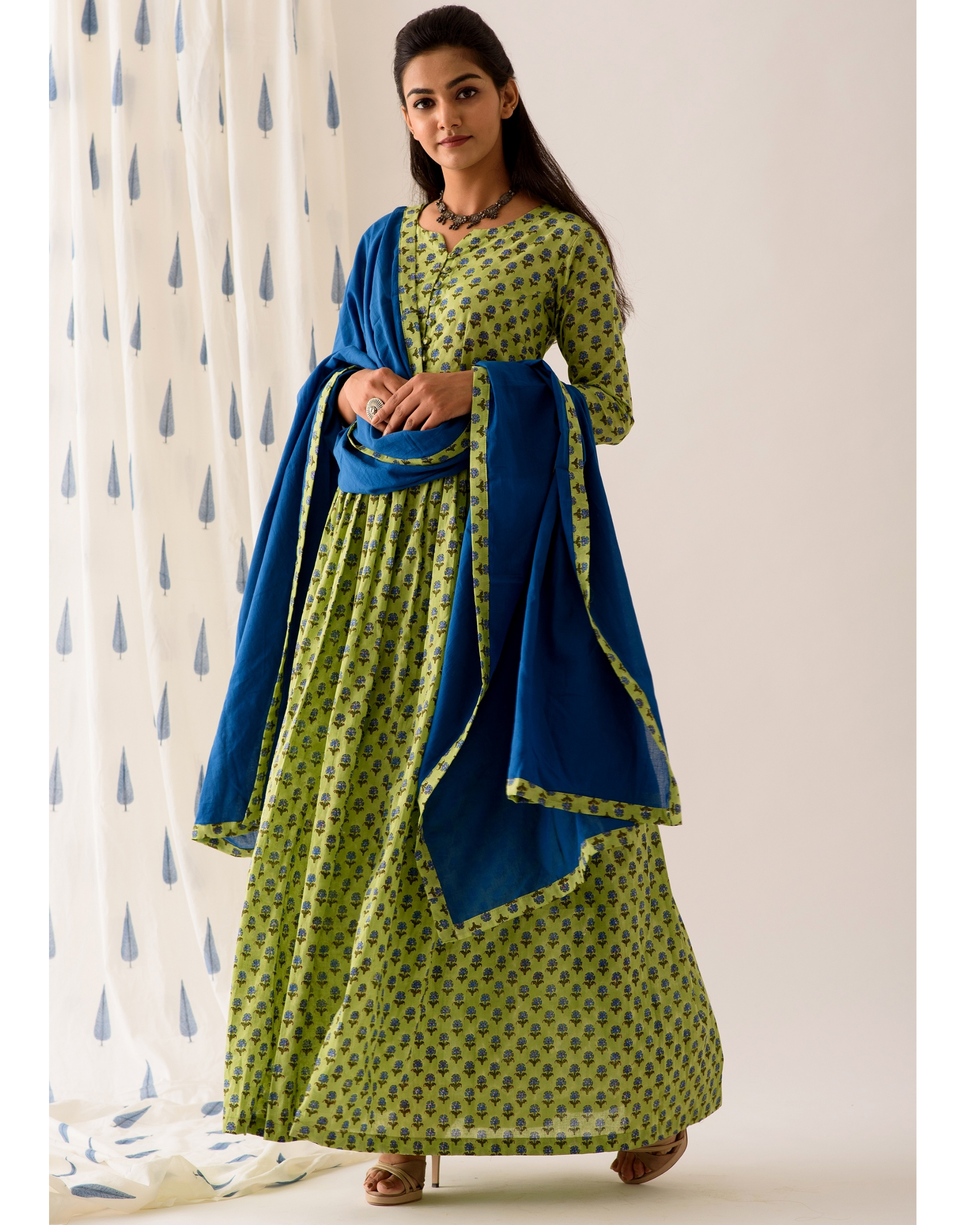 maxi with dupatta