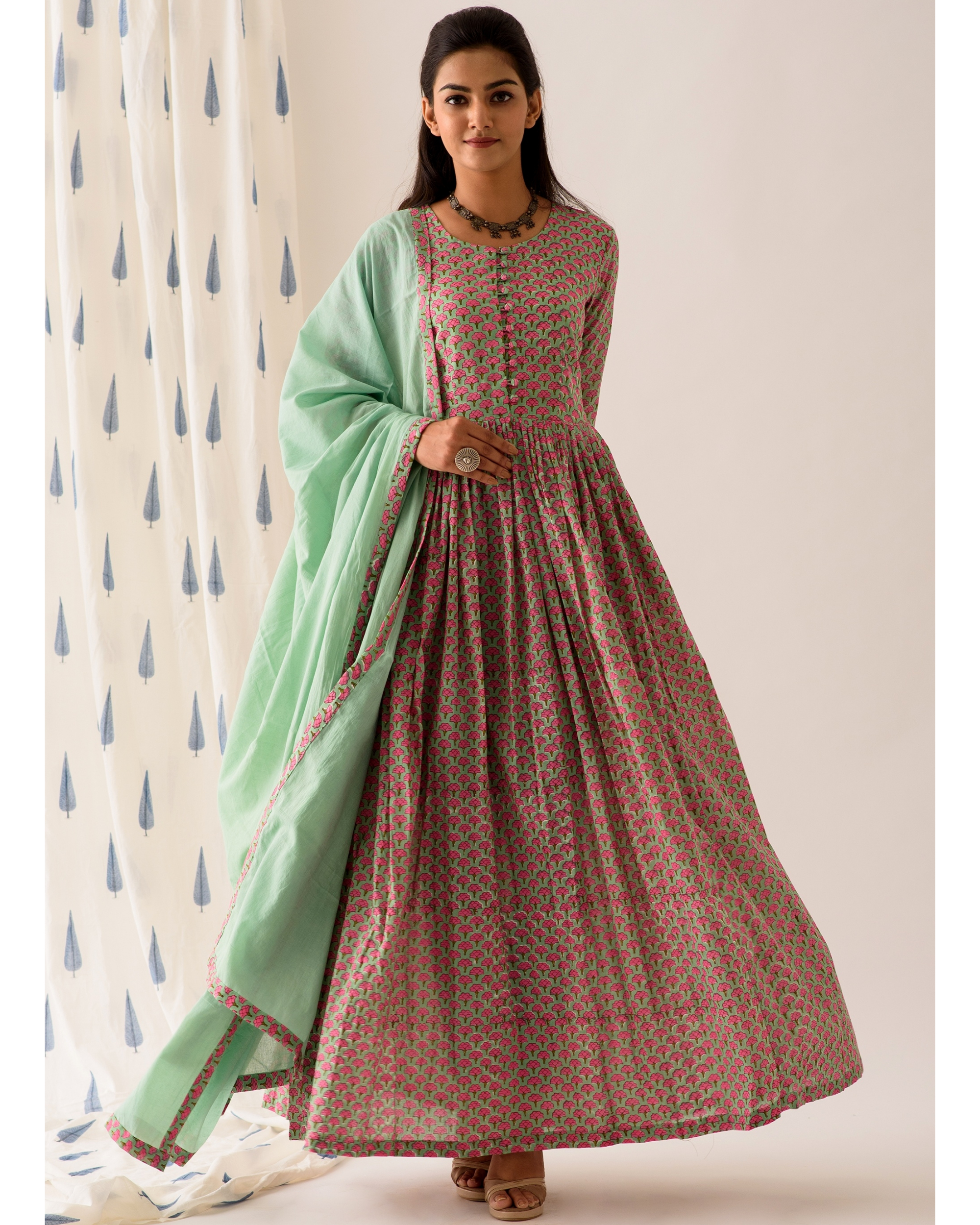 maxi with dupatta