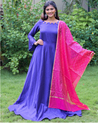 Rani Pink Navras Maxi