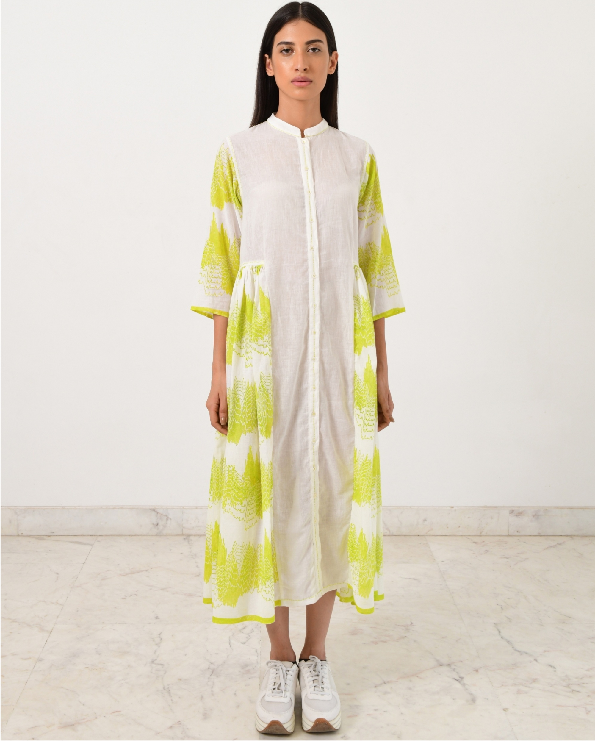 side pleated kurta