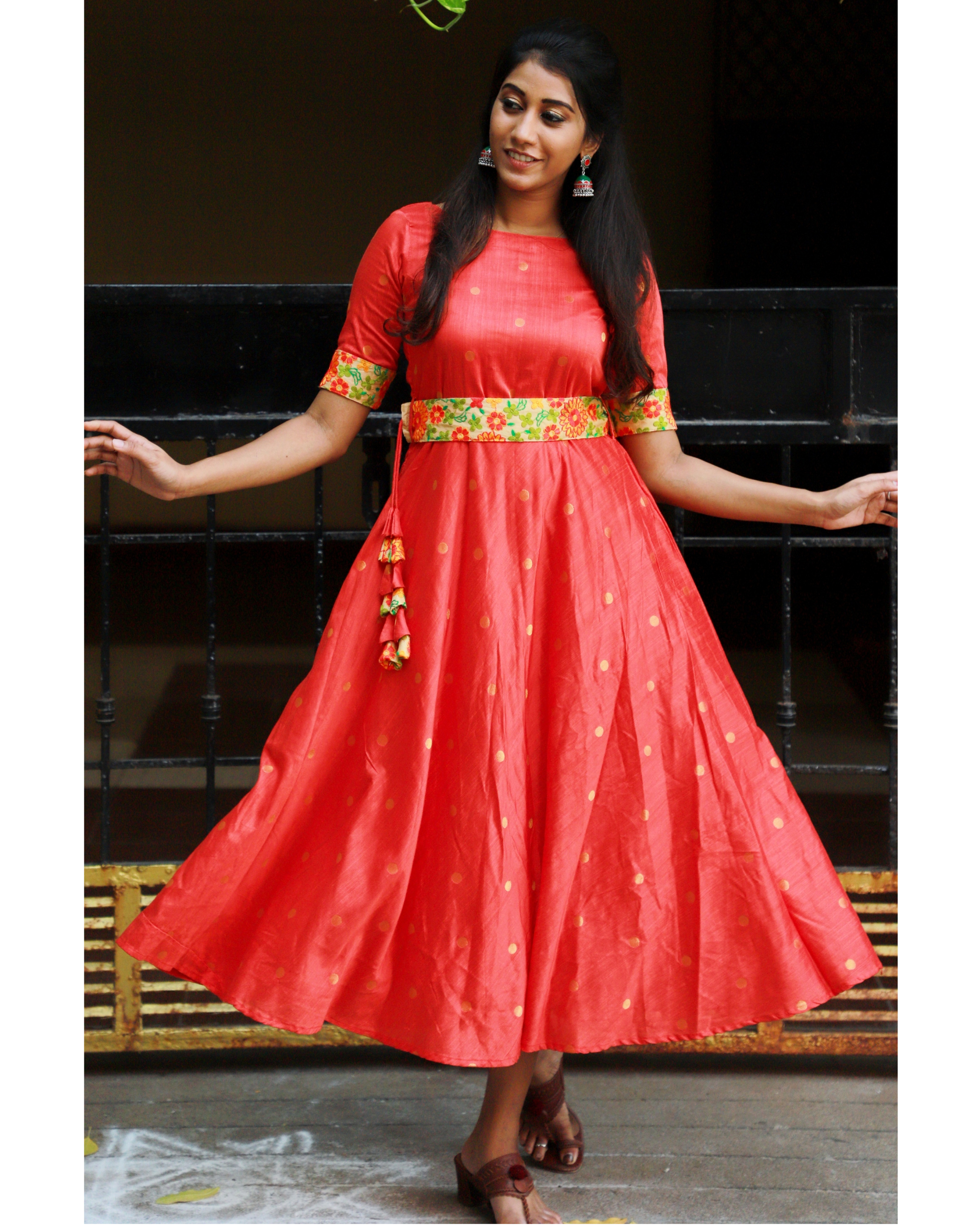 Buy Online Traditional Paithani Dress Designs For Girls