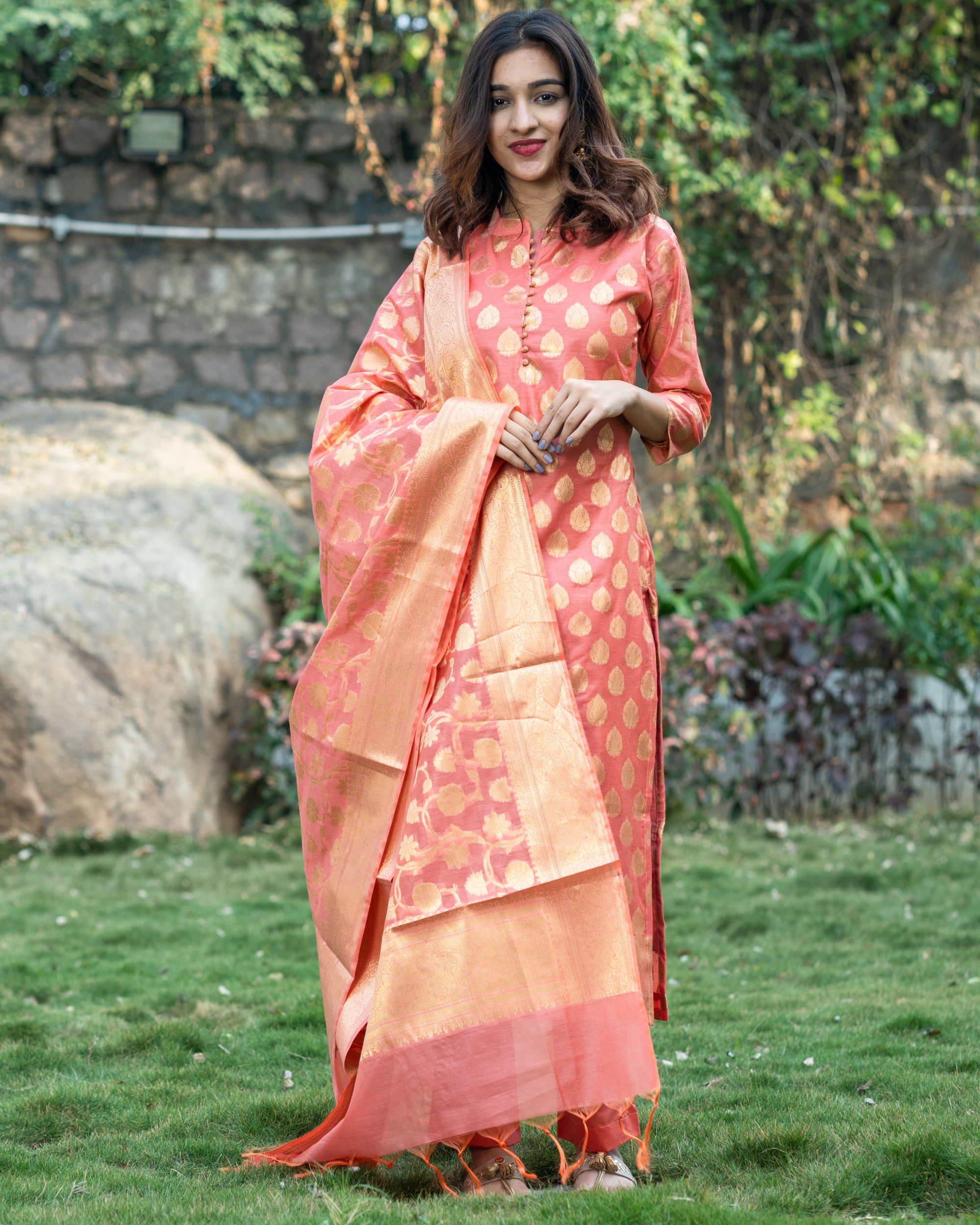Shop banarasi cotton silk kurta for women | The Indian Couture