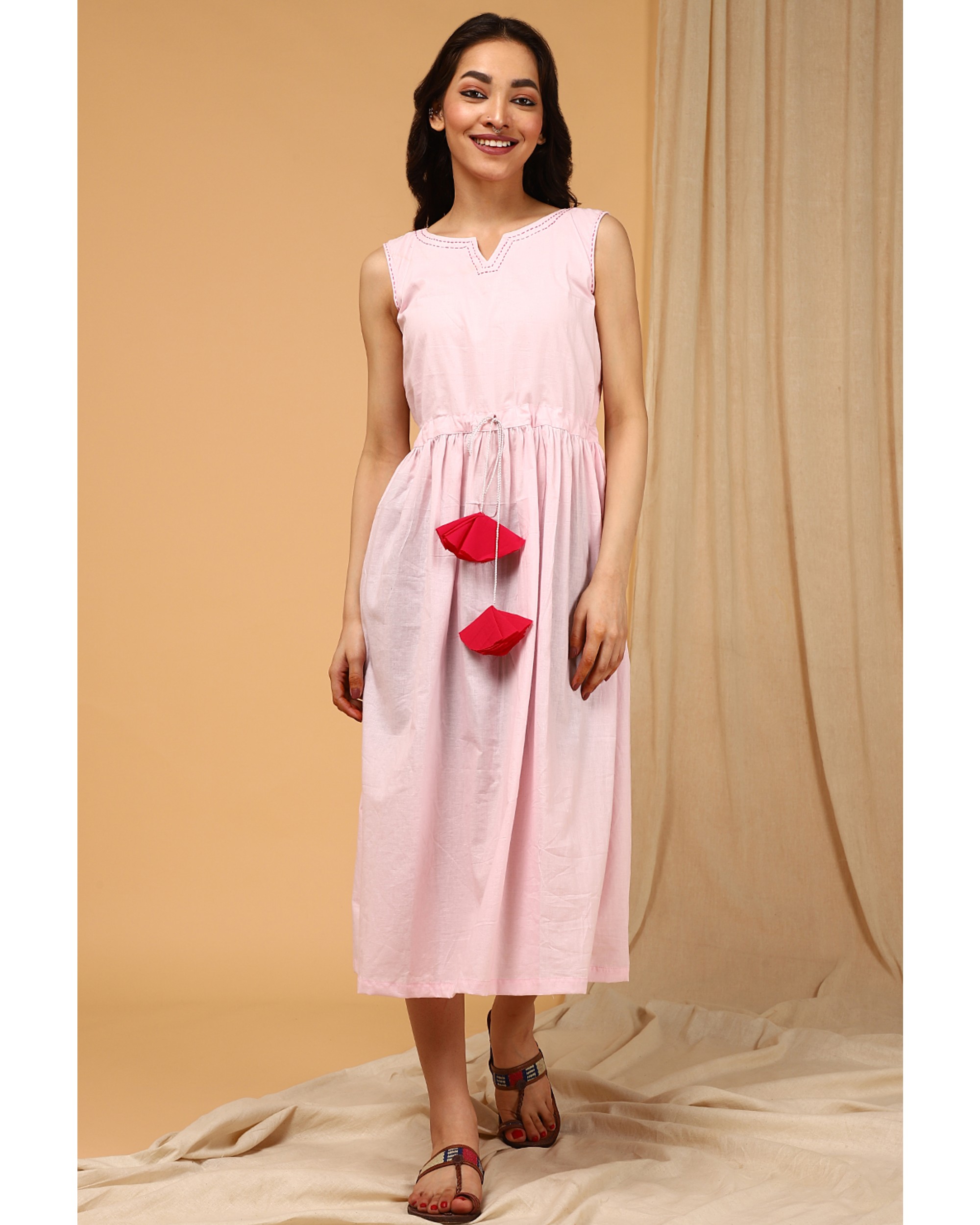 Mermaid Strapless Blush Pink Satin Bridesmaid Dresses Long Party Dress –  MyChicDress