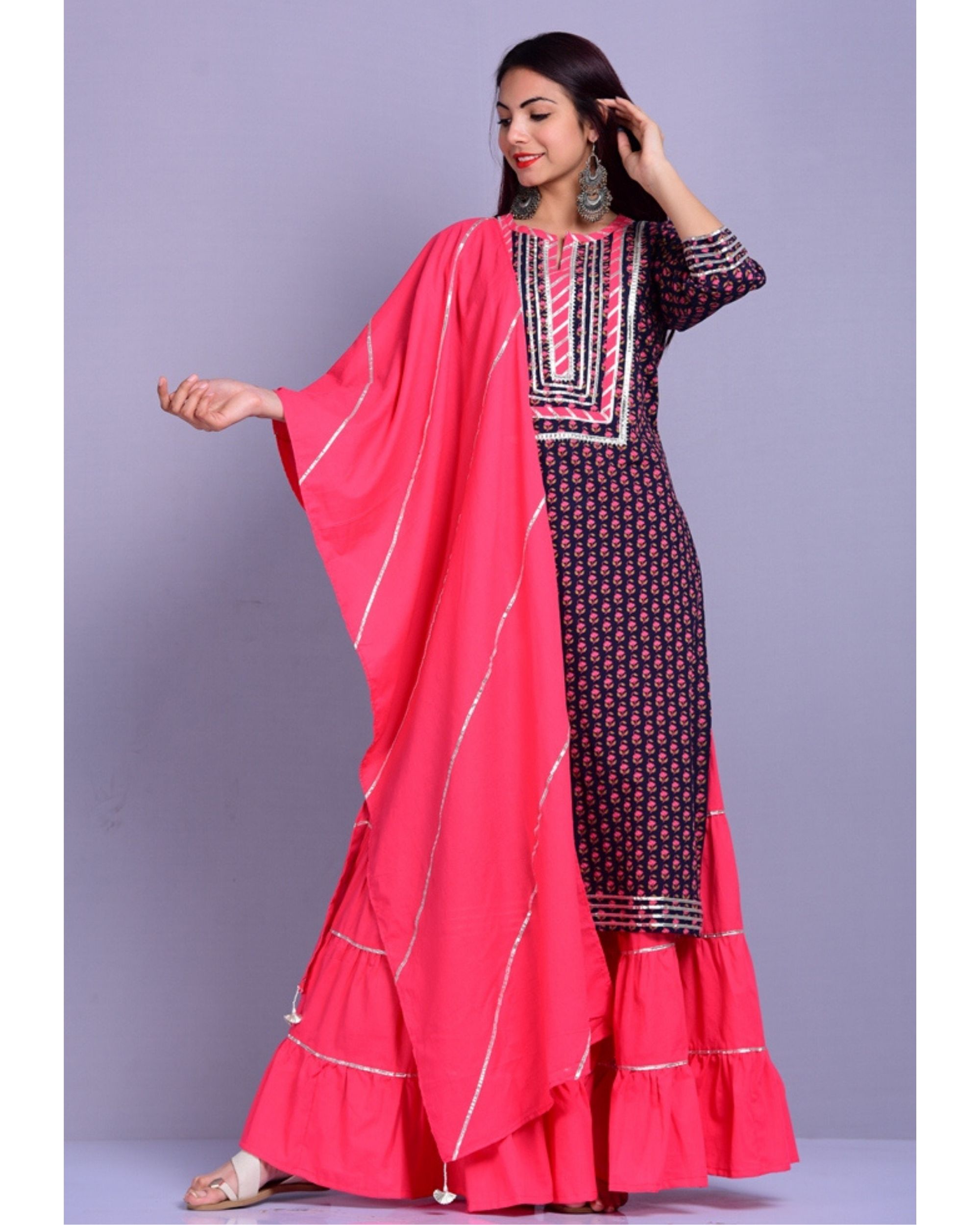 kurti gharara