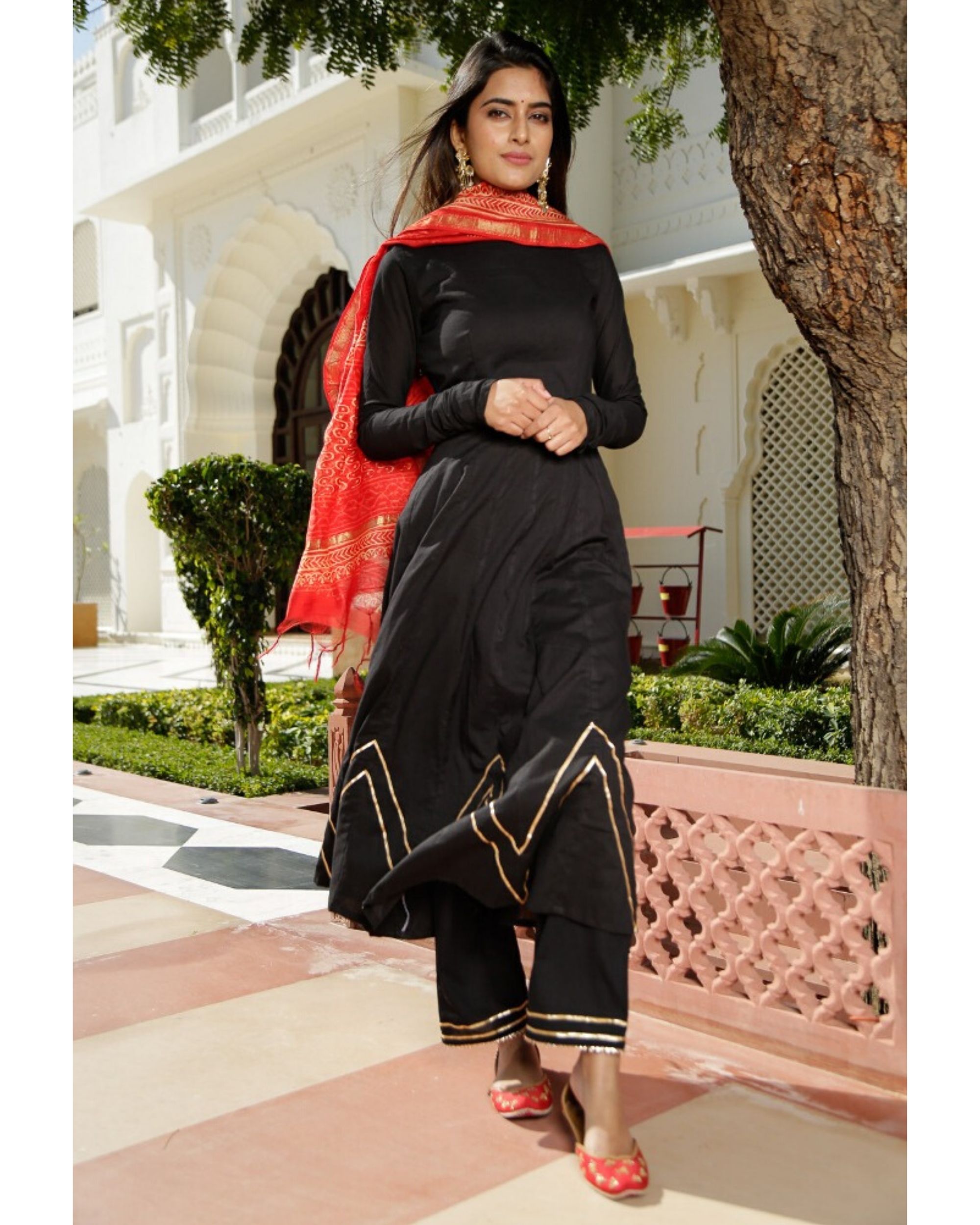 Deep Pink Anarkali Dress at Rs 4650 | Designer Anarkali Suit in Surat | ID:  7902590048