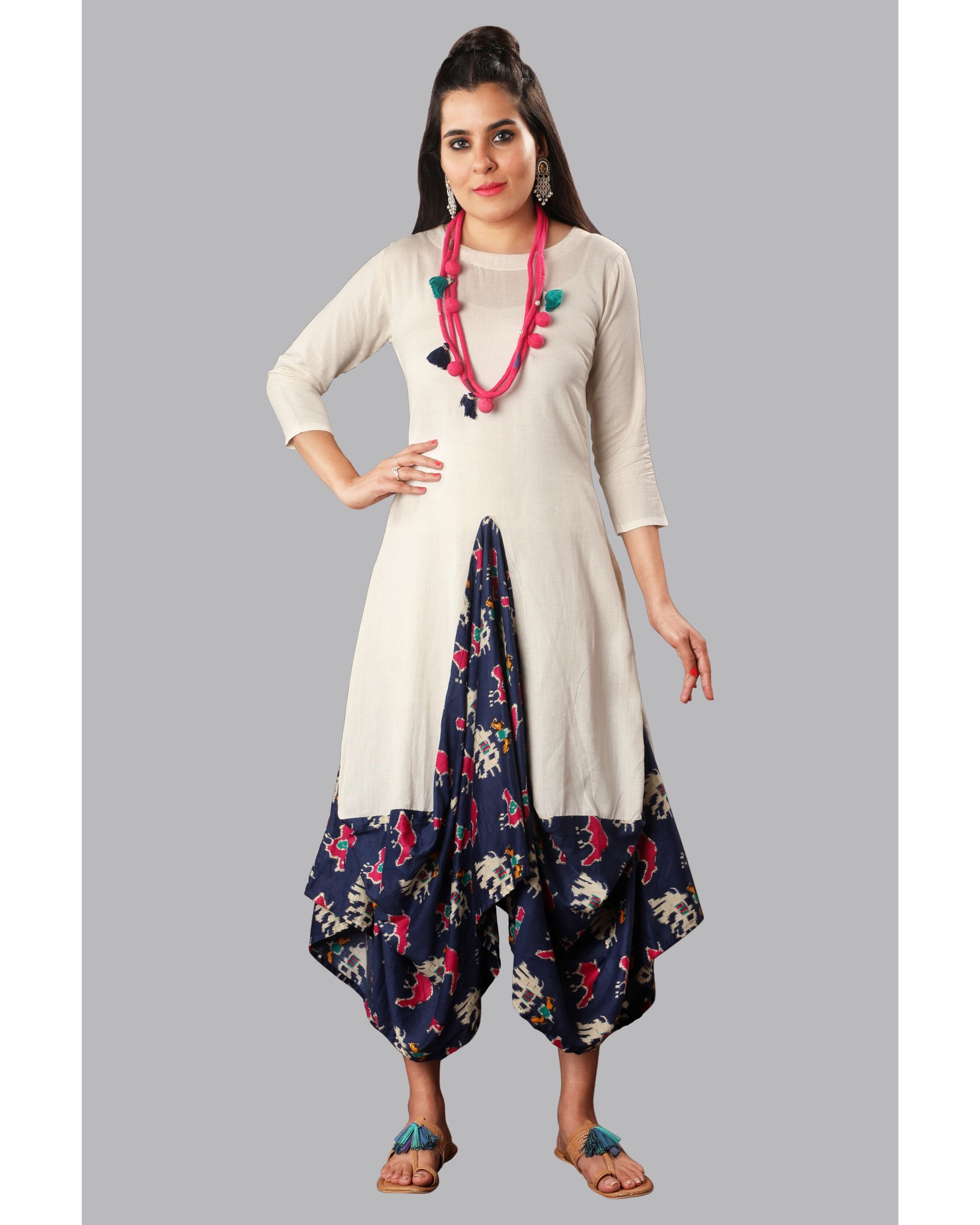 Dhoti best sale maxi dress