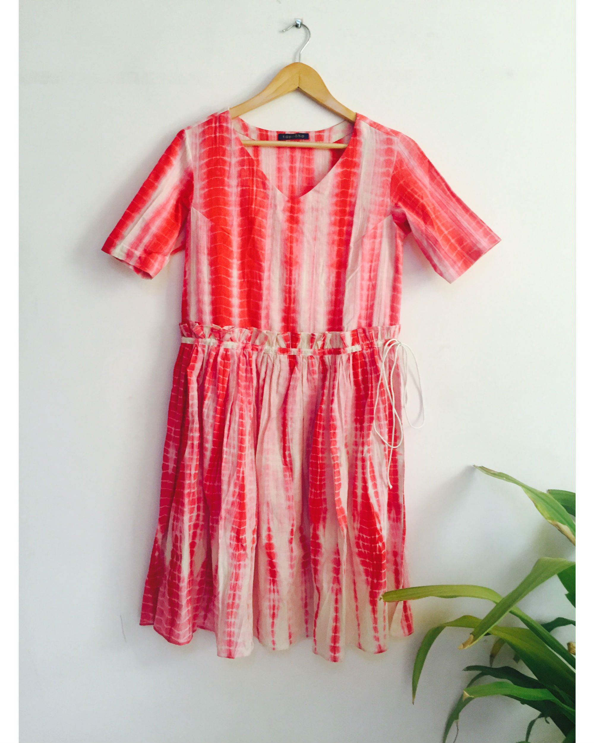 Pink tie dye dress by Kapraaha The Secret Label