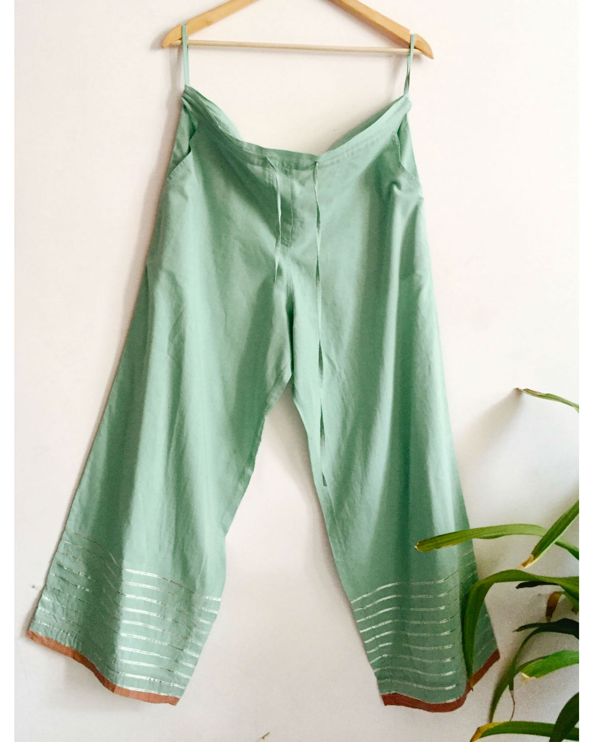 Light Green Trouser Pants - High-Waisted Pants - Wide-Leg Pants - Lulus