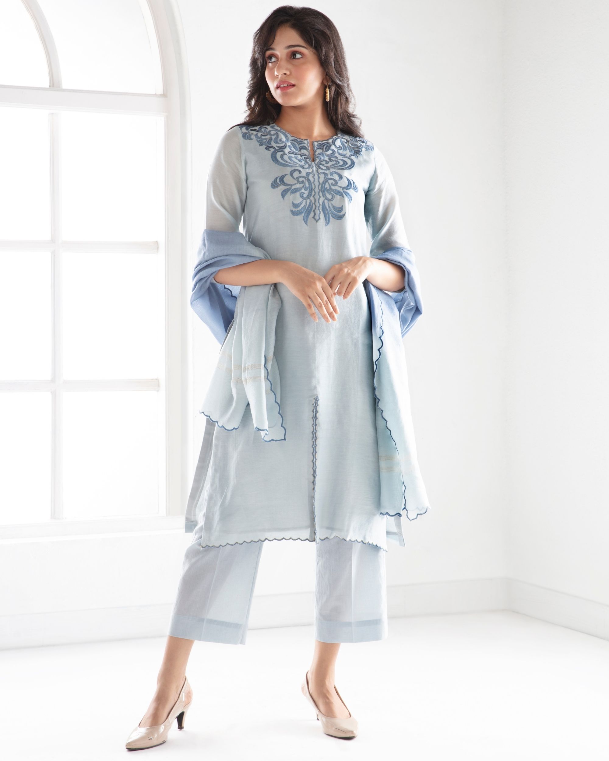 kurta with trouser and dupatta