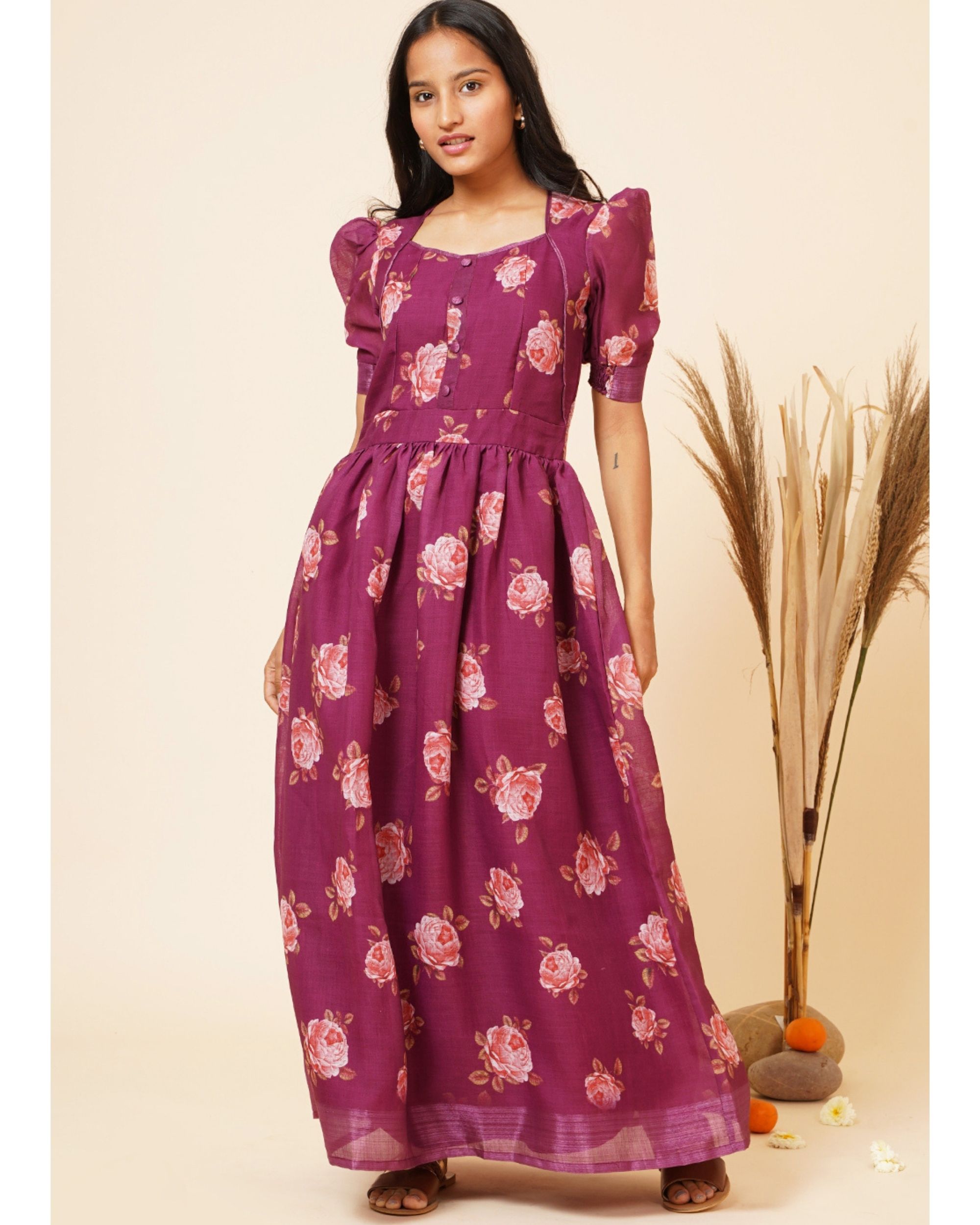 Buy Pink Dresses & Gowns for Women by Miar Designs Online | Ajio.com