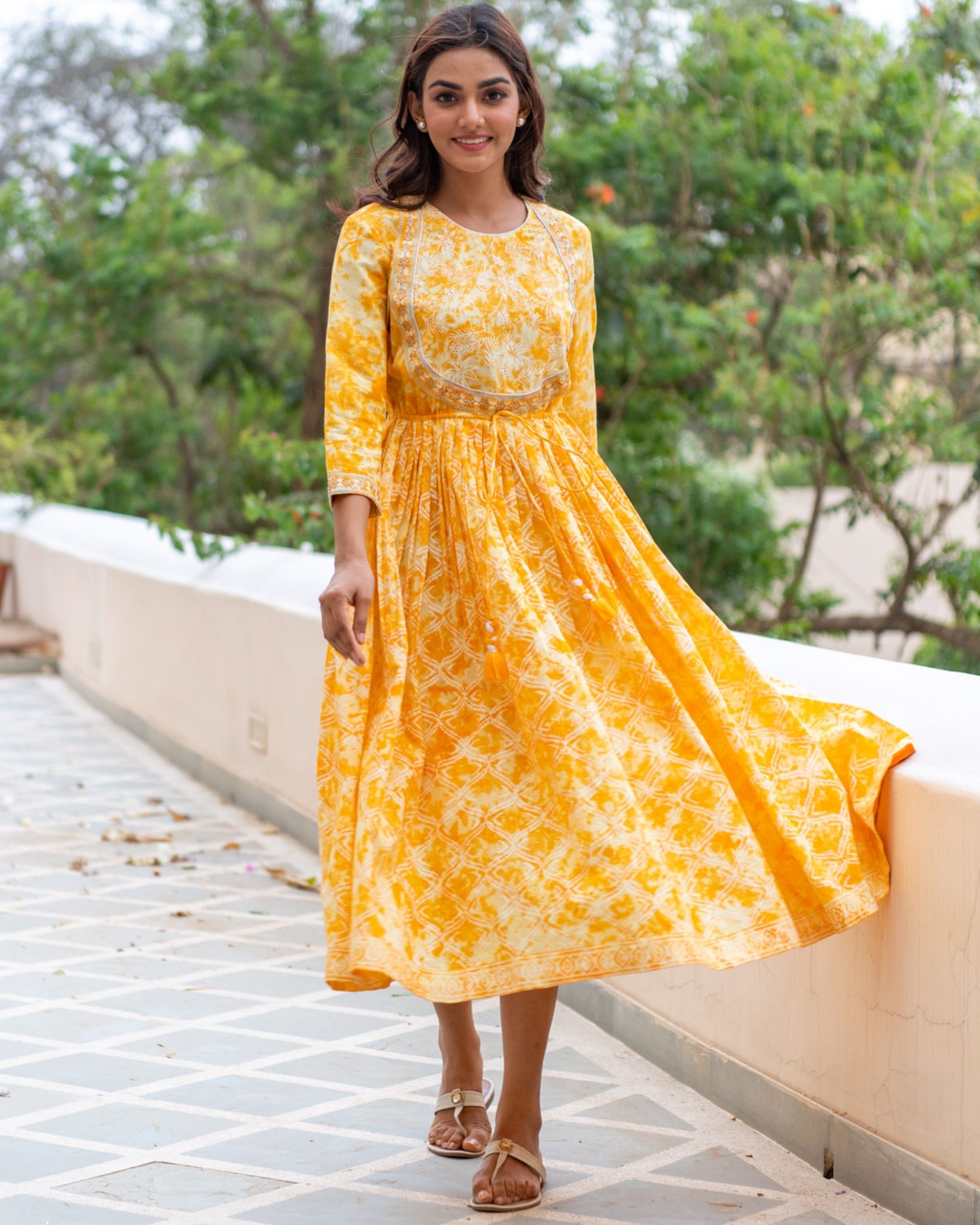 Latest Yellow Anarkali Suits Online | Buy Yellow Anarkali Suits Collection-nttc.com.vn