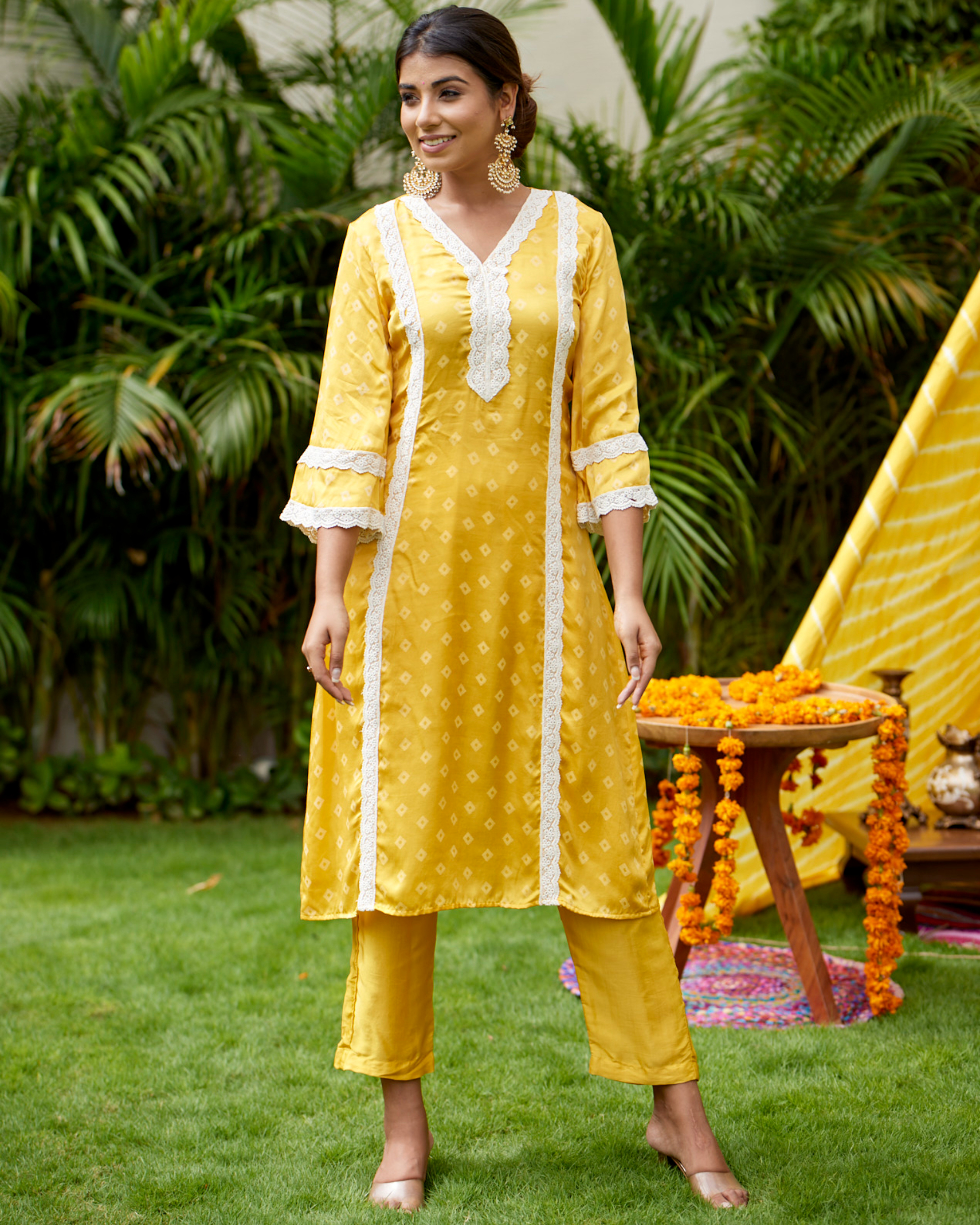 Lace Indo Western Kurtis Kurtas Tops and Dresses for Women Online