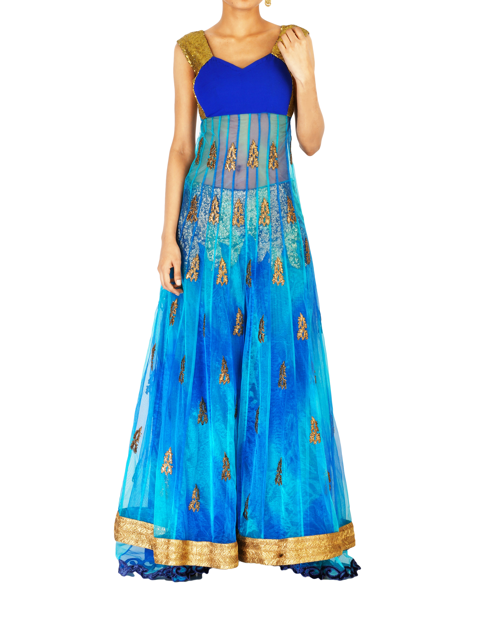 Embroidered kurta with palazzo pants by Abhishek Dutta The Secret Label