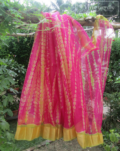 Drizzle Tie Dye Saree | Who We Are