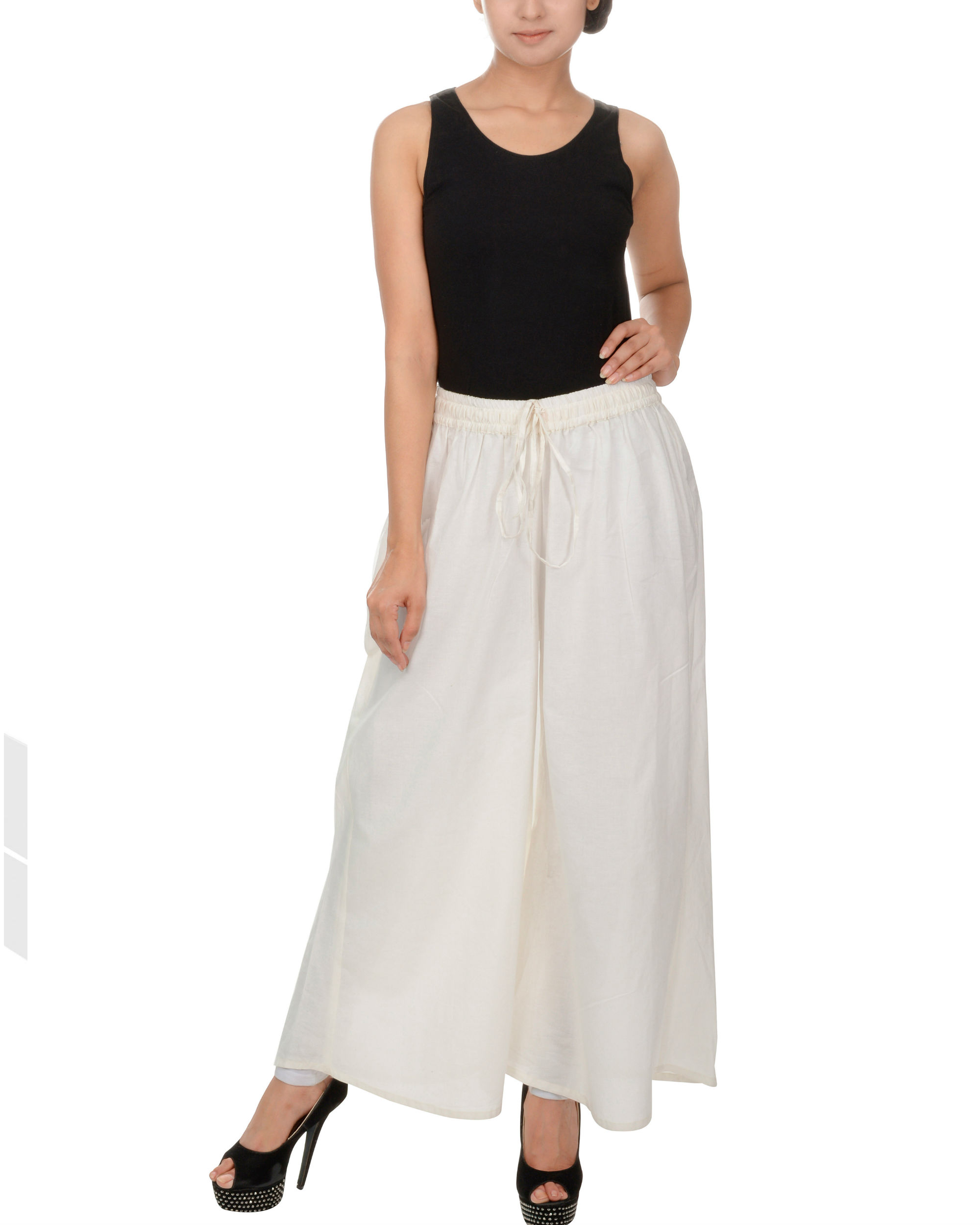 Discover more than 83 cream palazzo pants latest - in.eteachers