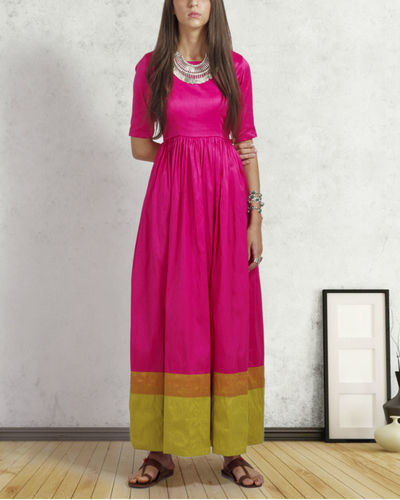 Lumignon Riobon border nermaid dress ピンク Lumignon Riobon border nermaid dress ブルー - メルカリ