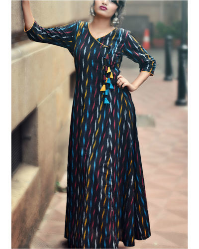 angrakha style maxi dress