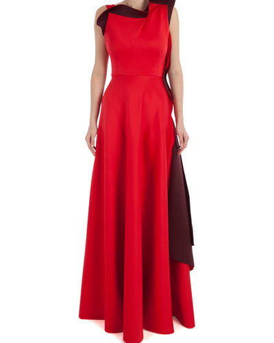 Structured dual scarlette gown by Dolly J | The Secret Label
