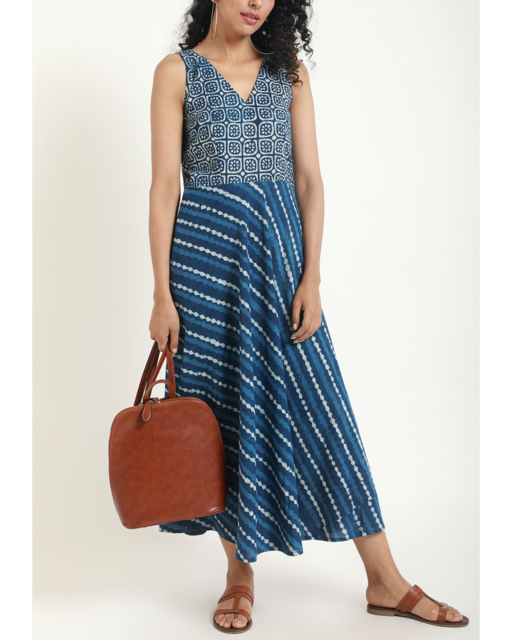 Blue Droplet Dress by trueBrowns The Secret Label