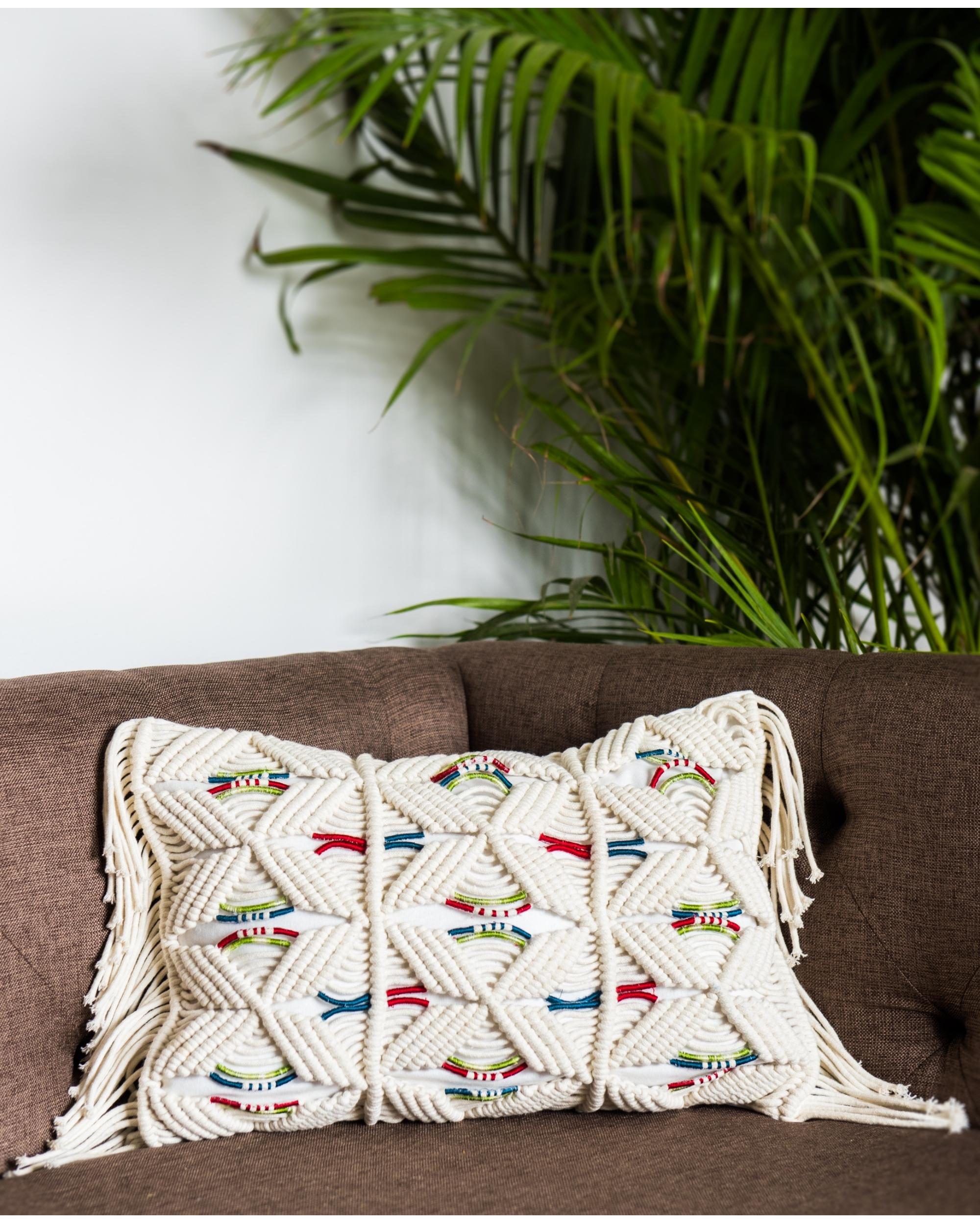 Samarkand tassels cushion cover by Ode and Cleo The Secret Label