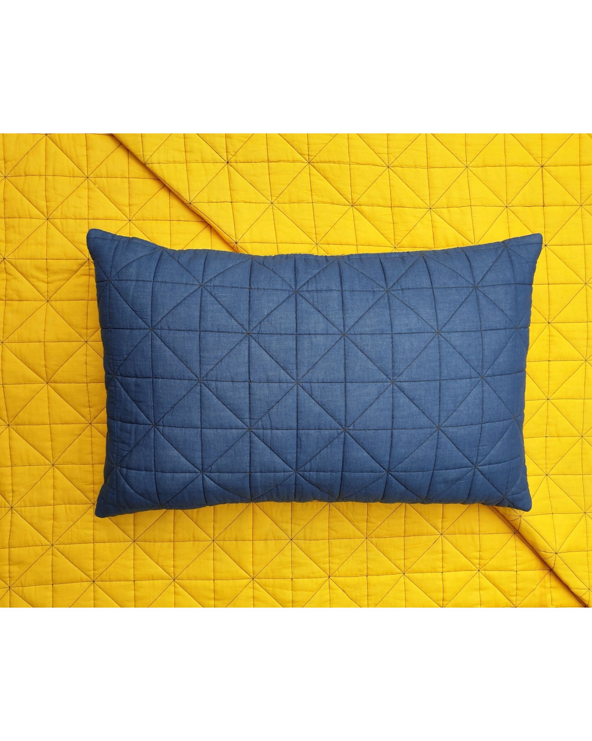 Geo grid reversible pillow case by MODERN ELEMENTS The Secret Label