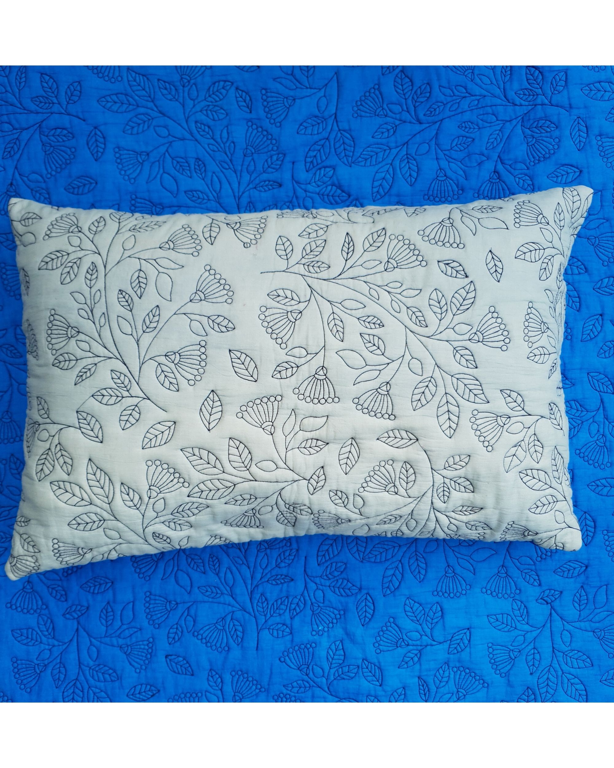 Garden bloom reversible pillow case by MODERN ELEMENTS The Secret Label