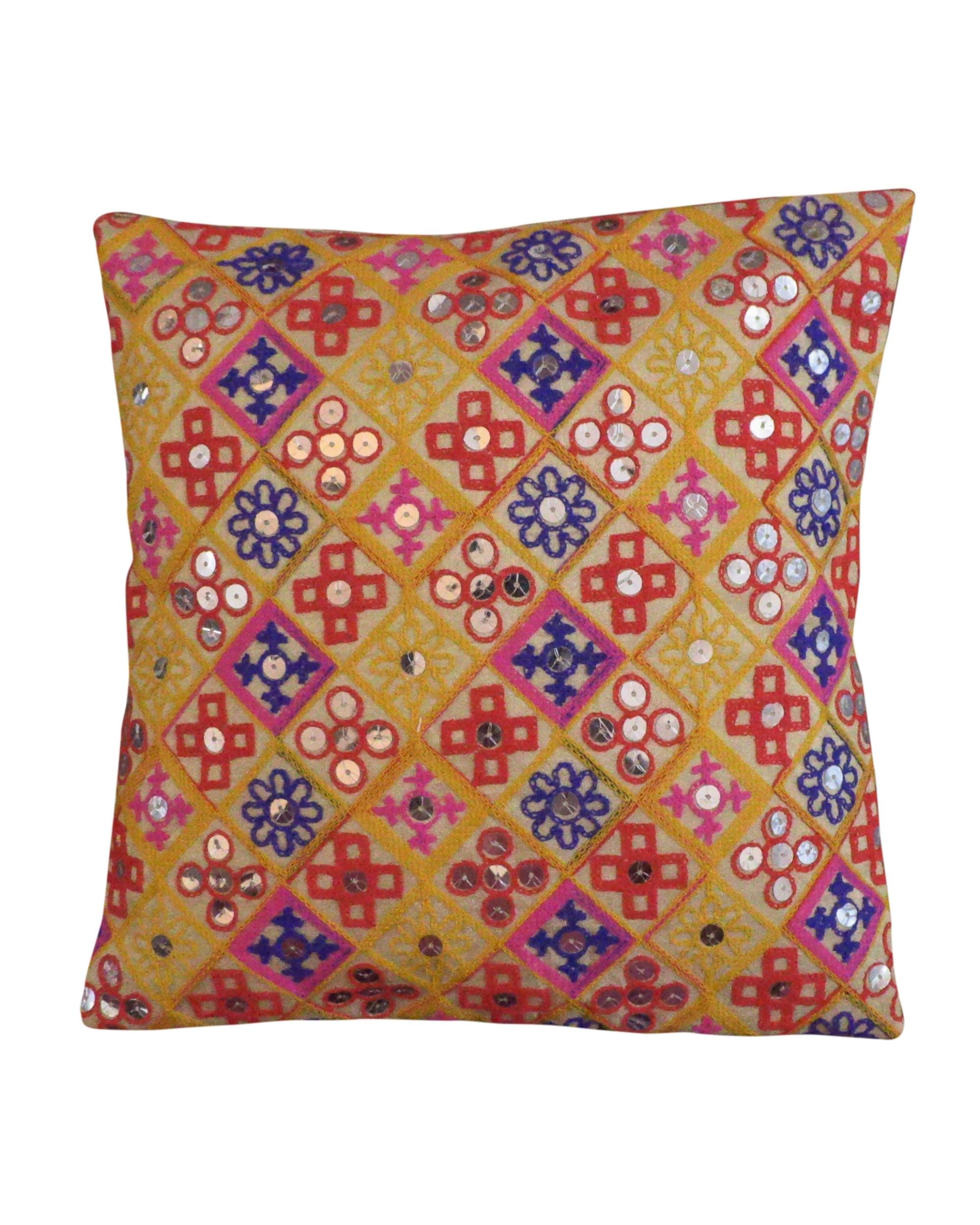 indian embroidered cushion covers