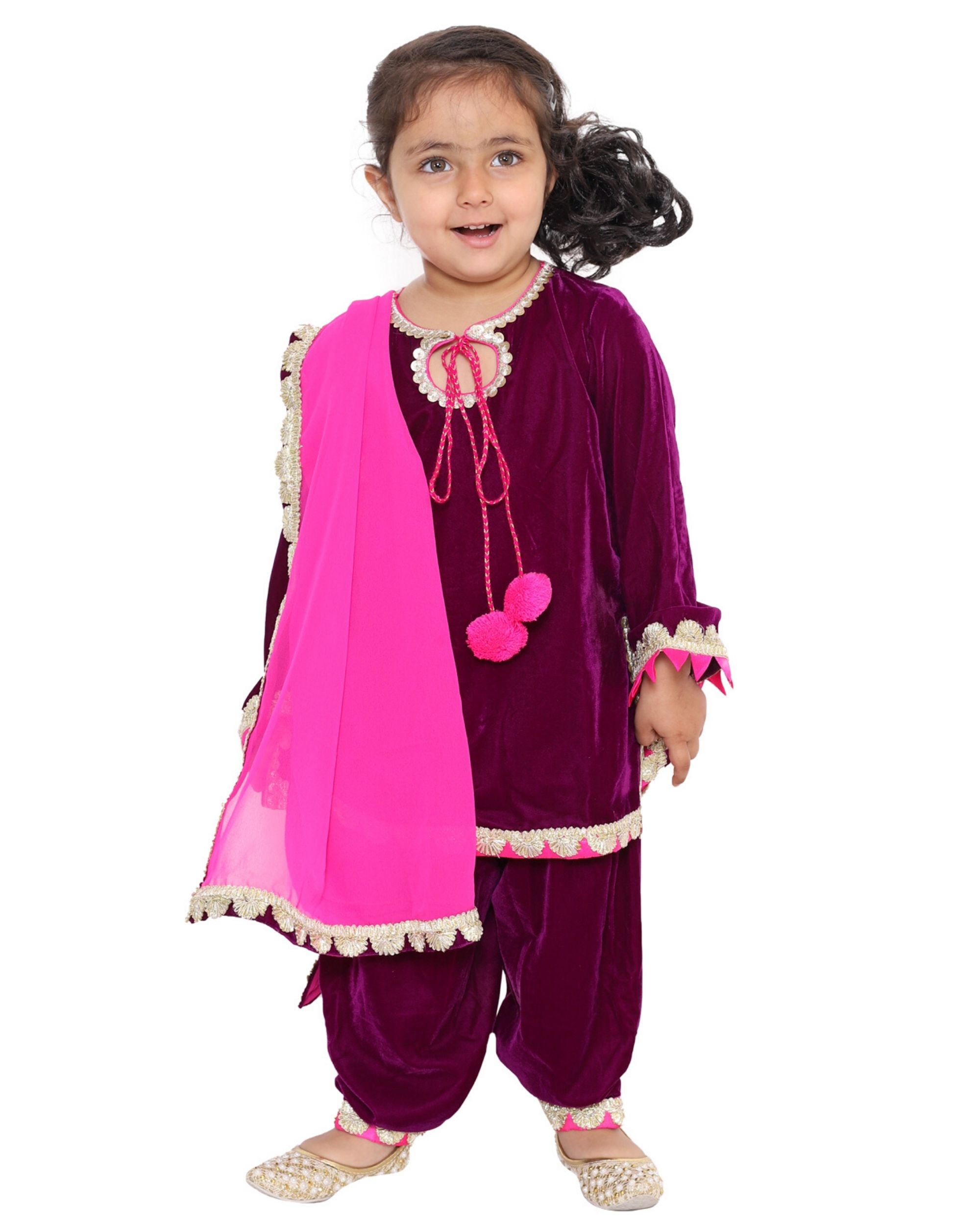 Kurta Sets for Girls | Designer Kidswear Online at Aza