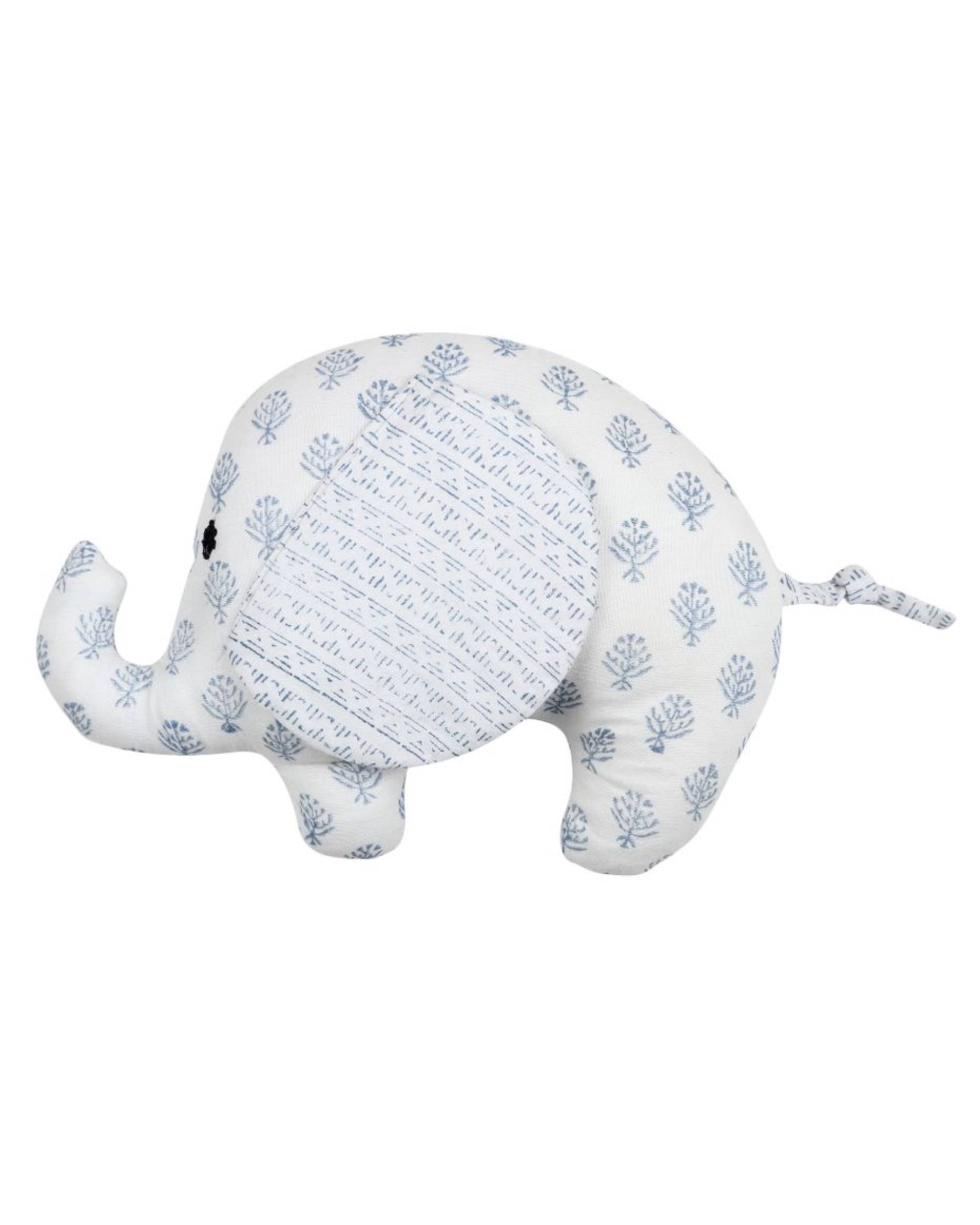Block printed Elephant Toy