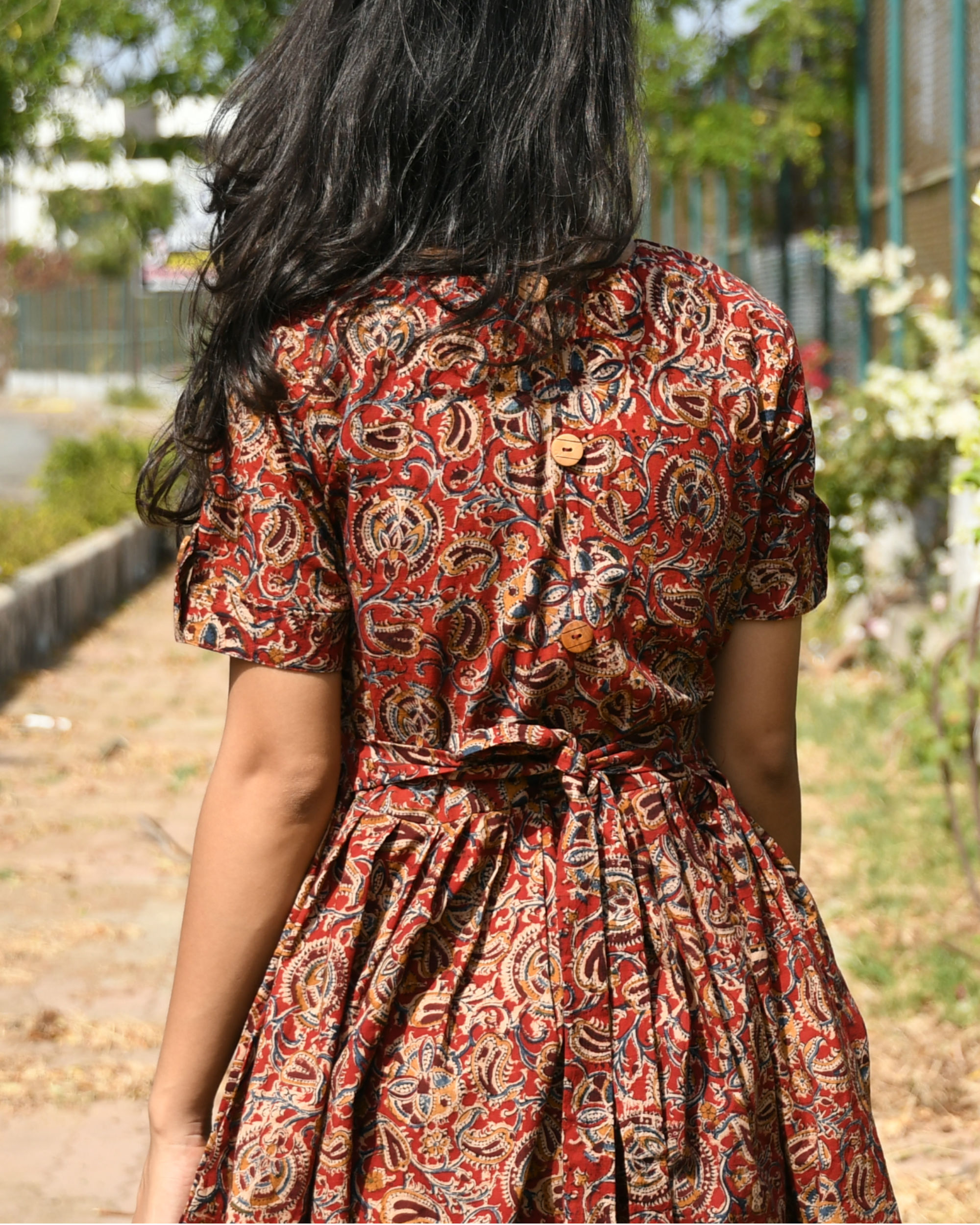 kalamkari one piece dress